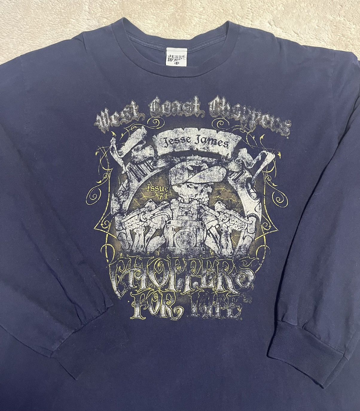 Vintage Vintage West Coast Choppers “Choppers For Life” Long Sleeve