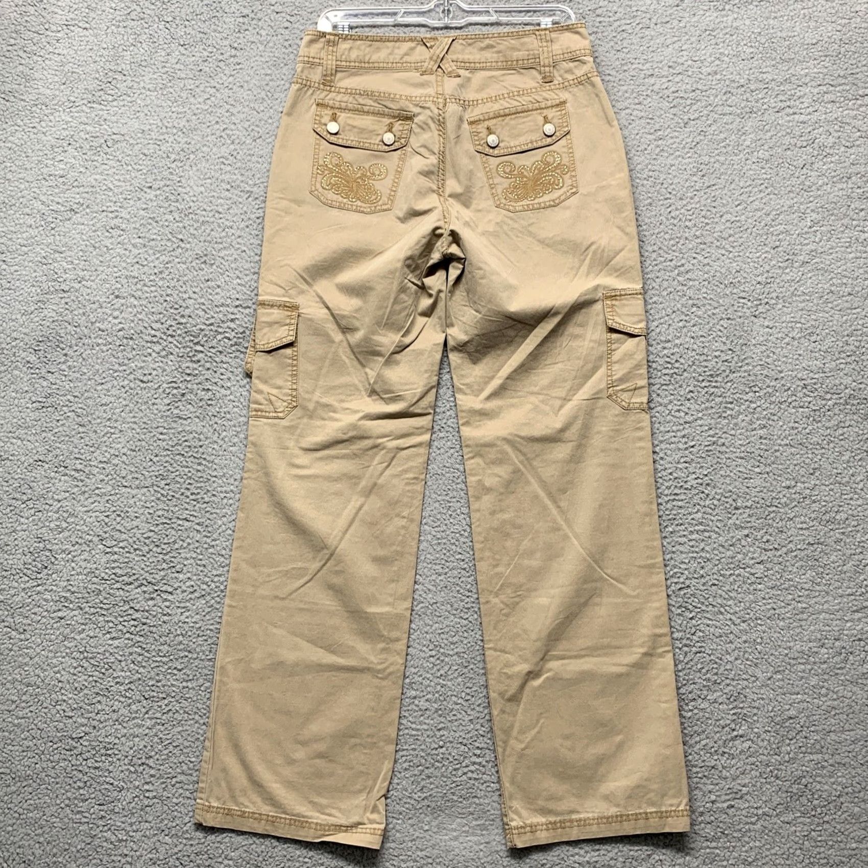 Faded Glory Faded Glory Cargo Pants Missy 6 Tan NWT Jeans Pants Cargo Size 28" / US 6 / IT 42 - 4 Thumbnail