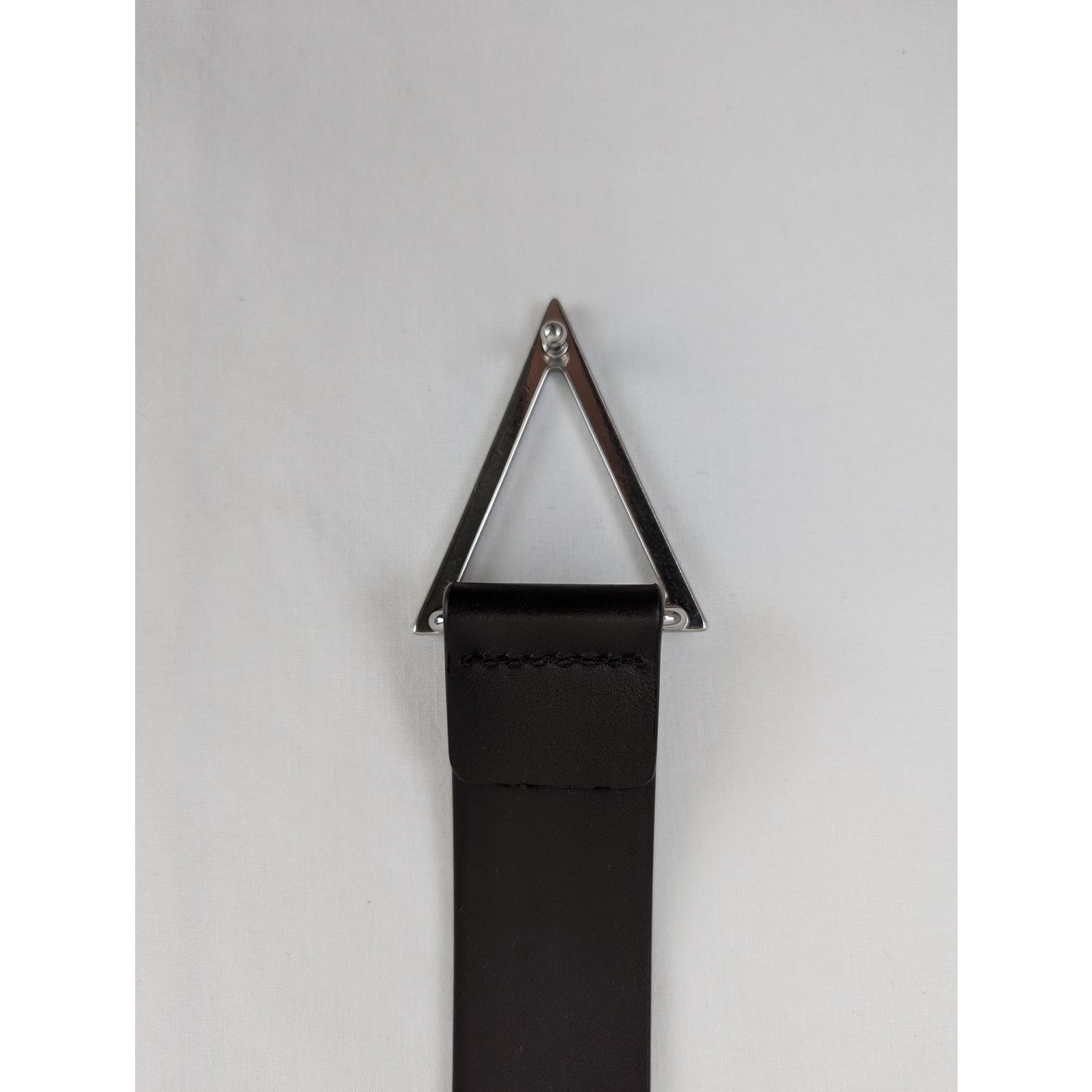 Bottega Veneta o1rshd1 Size: 85cm / Triangle Belt in Black Size 34 - 5 Thumbnail