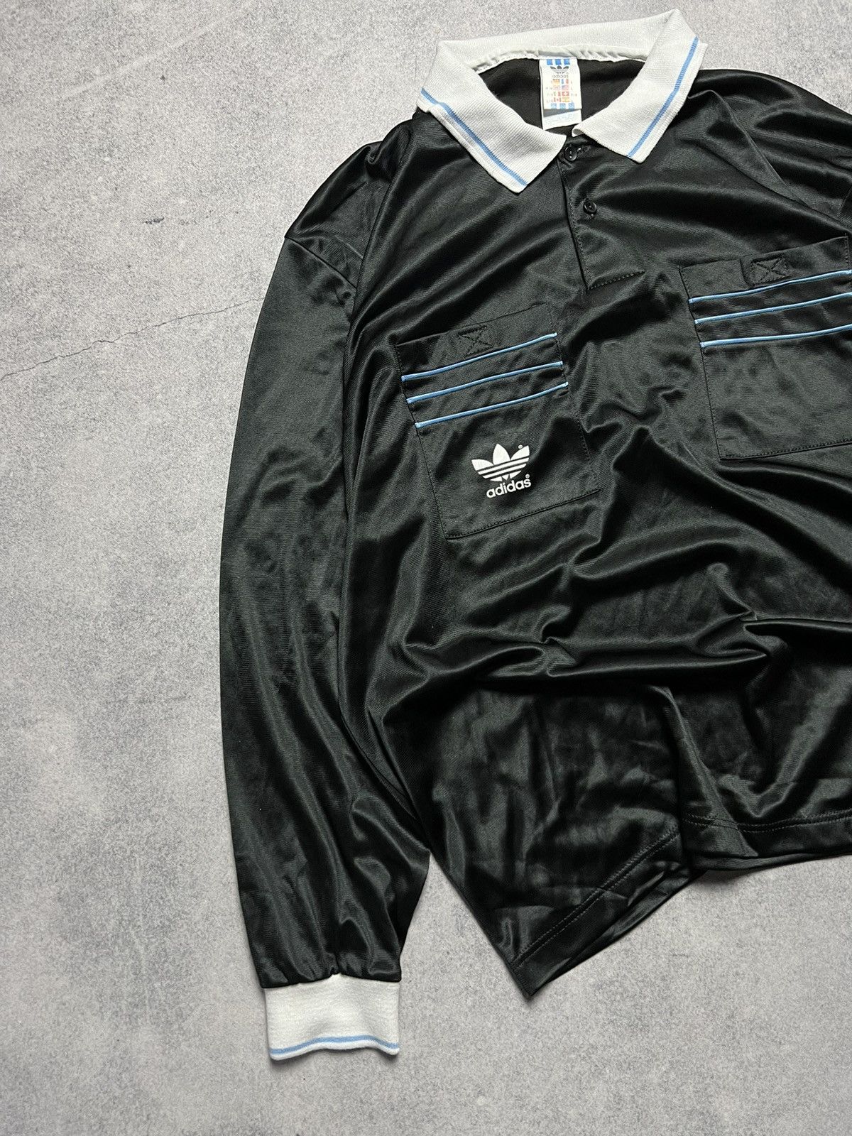 Vintage Vintage 90’s Adidas Long Sleeve Blockcore Soccer Jersey Size US L / EU 52-54 / 3 - 2 Thumbnail