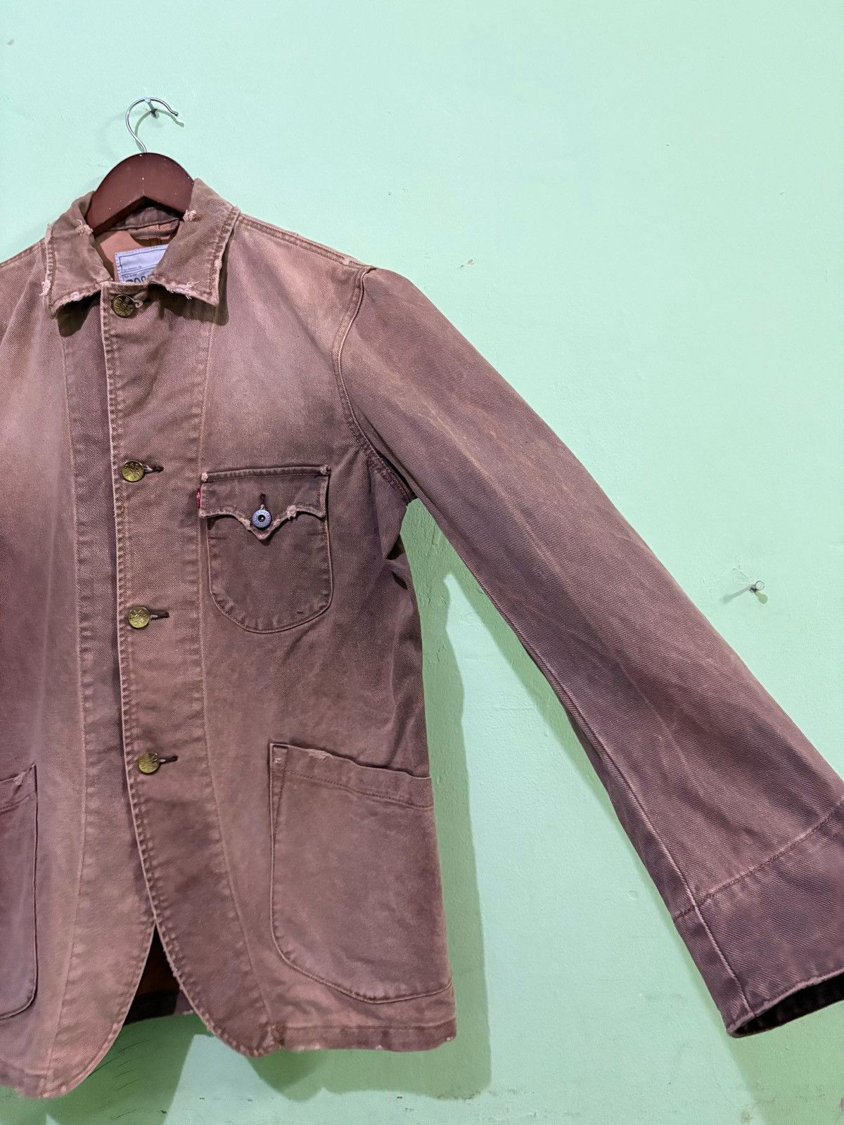 Levi's × Levi's Vintage Clothing Vintage Levi’s Chore Jacket Workwear Design Faded Style Size US M / EU 48-50 / 2 - 3 Thumbnail