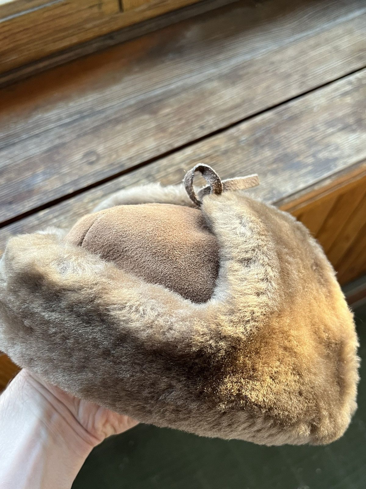 Leather Vintage Ushanka CRAMBES Y2K Leather Trapper Hat Rare Size ONE SIZE - 9 Thumbnail