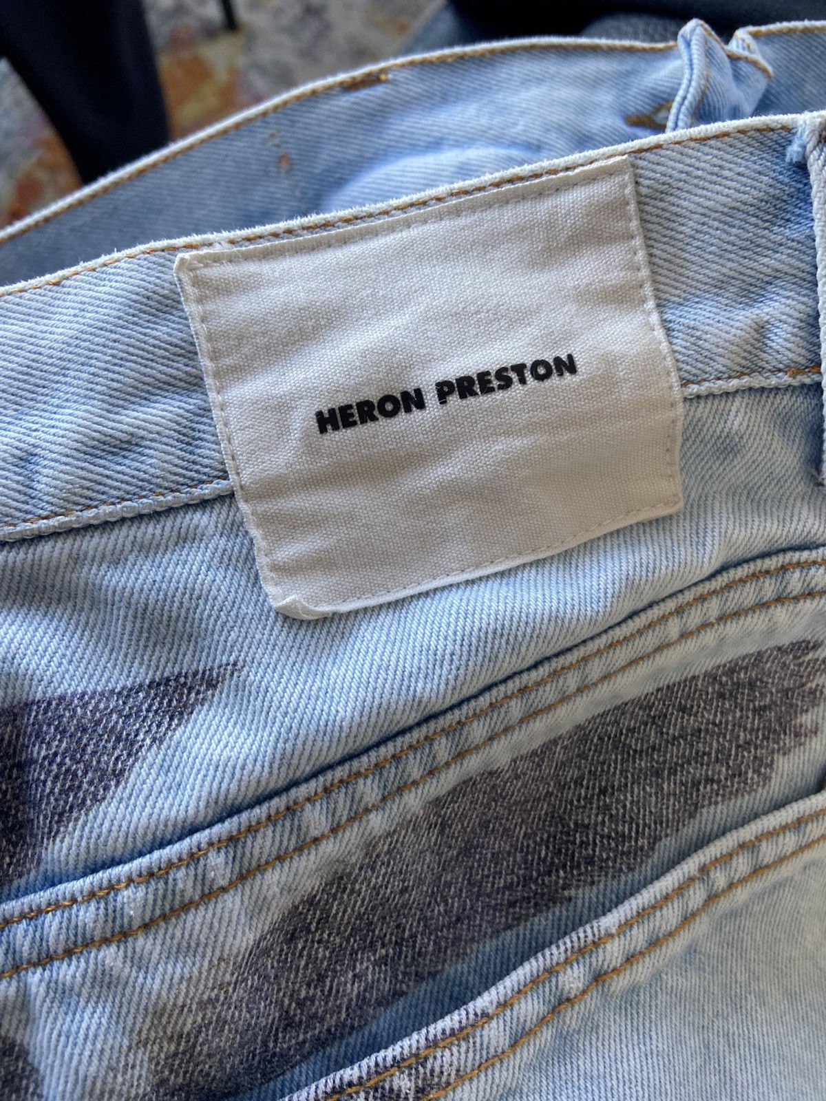 Heron Preston Heron Preston bird Denim Size US 31 - 6 Thumbnail