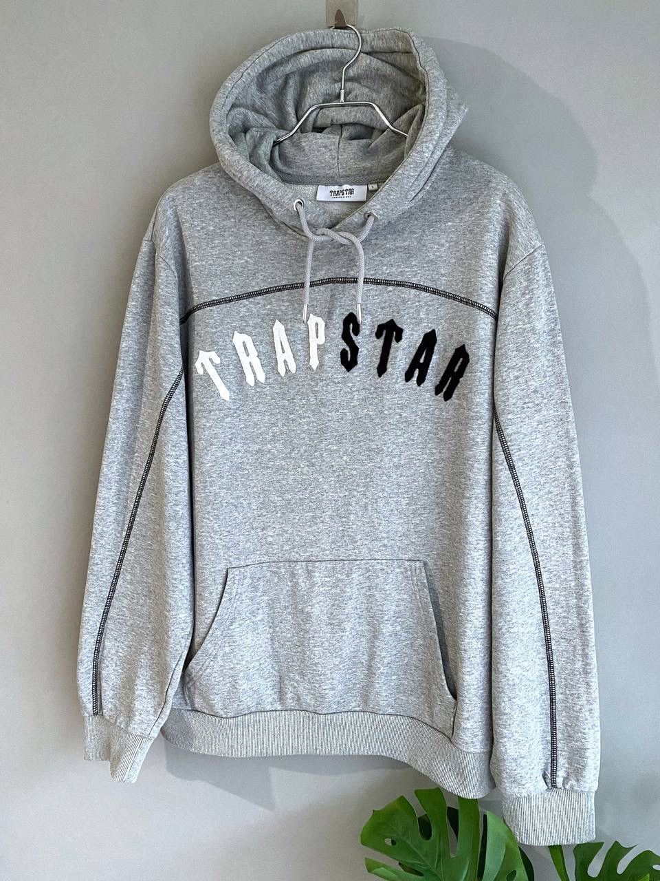 Trapstar London Trapstar It's a Secret Big Teddy Logo Men's Grey Hoodie, L Size US L / EU 52-54 / 3 - 3 Thumbnail