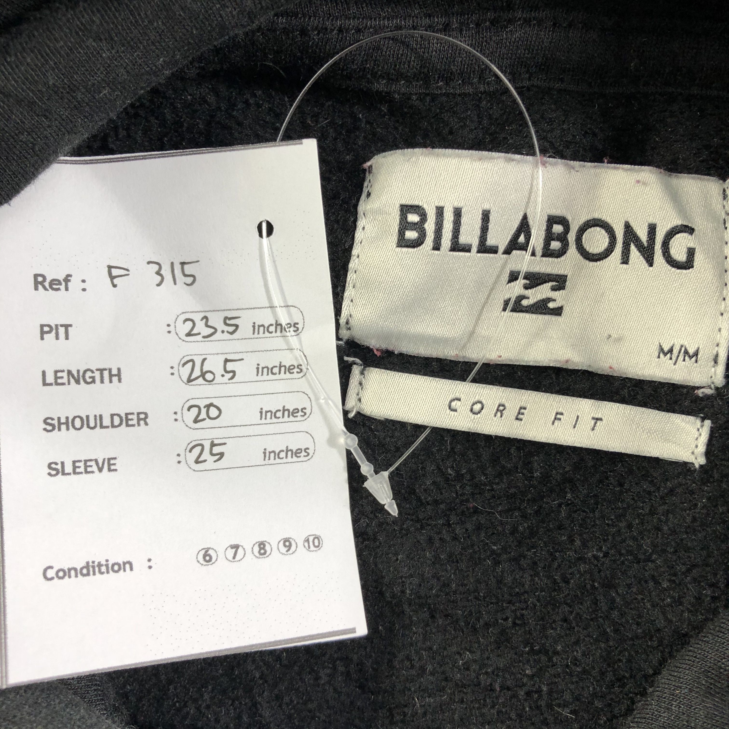 Billabong Billabong Black Hoodie Sweater F315 Size US M / EU 48-50 / 2 - 7 Thumbnail
