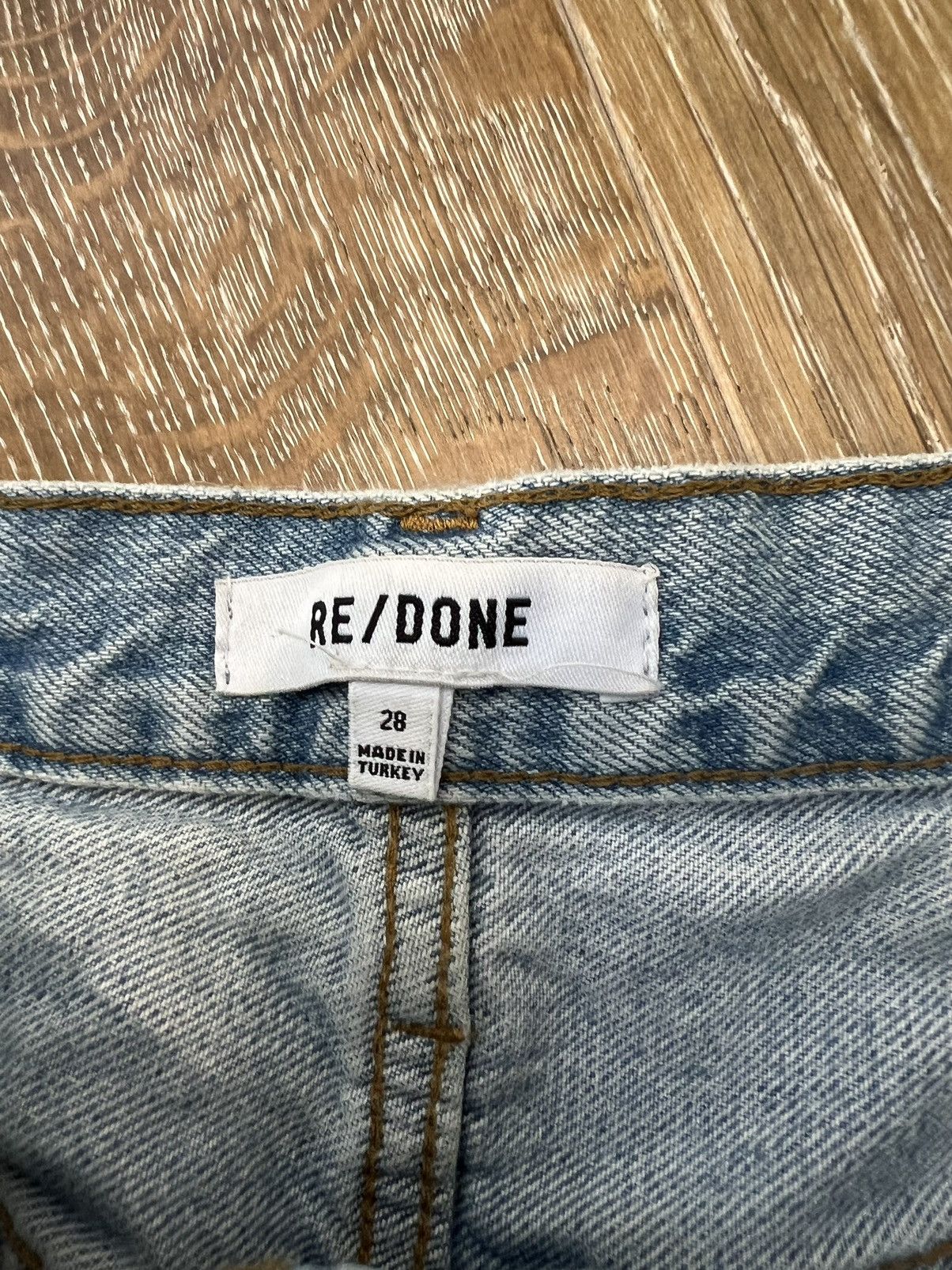 RE/DONE Re/done 70’s ultra high rise stove pipe jeans Size US 28 / EU 44 - 3 Thumbnail