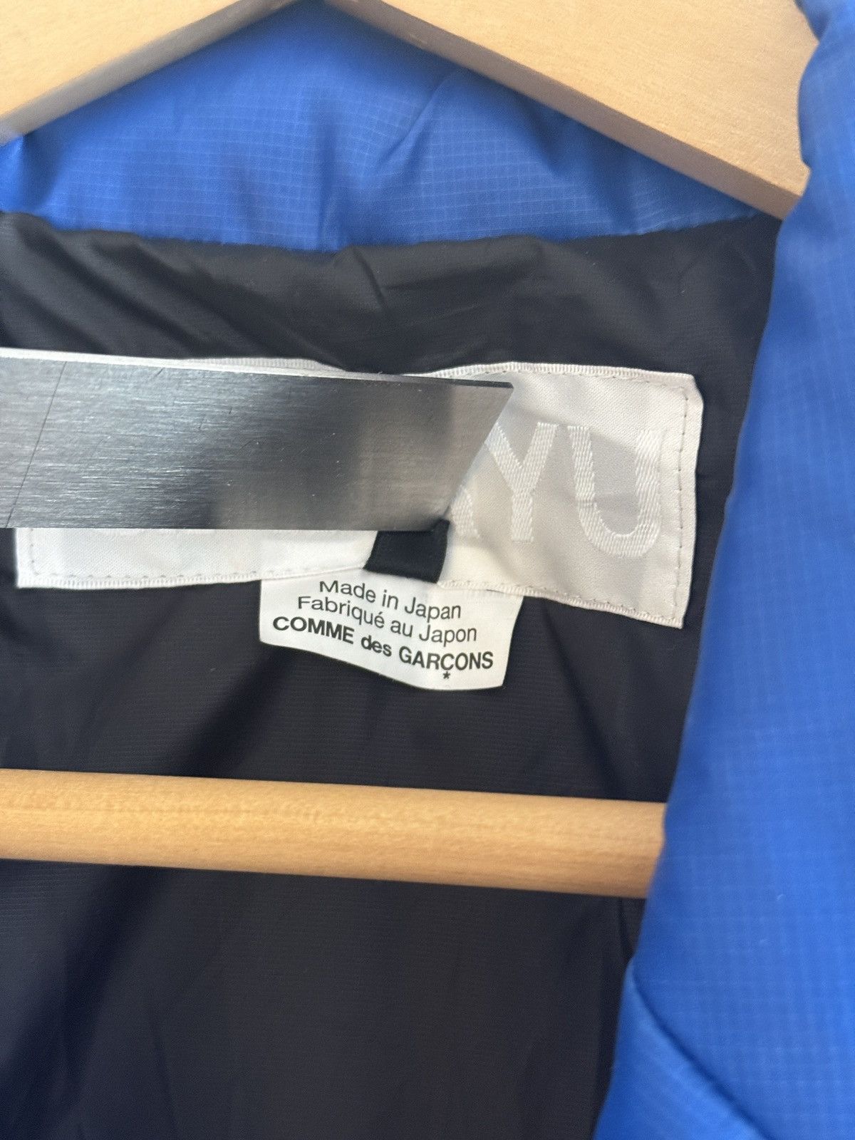 Comme des Garcons Ganryu Comme des Garçons notch lapel padded jacket blue Size US M / EU 48-50 / 2 - 11 Thumbnail