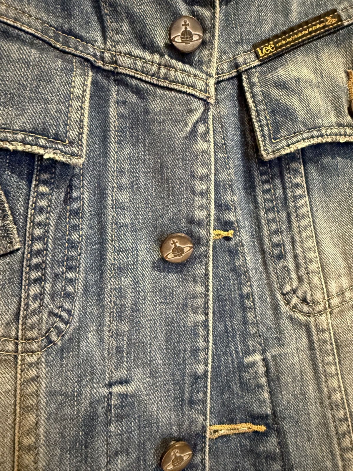 Lee × Vivienne Westwood Vivienne Westwood Anglomania seditionaries denim vest jacket Size US L / EU 52-54 / 3 - 15 Thumbnail