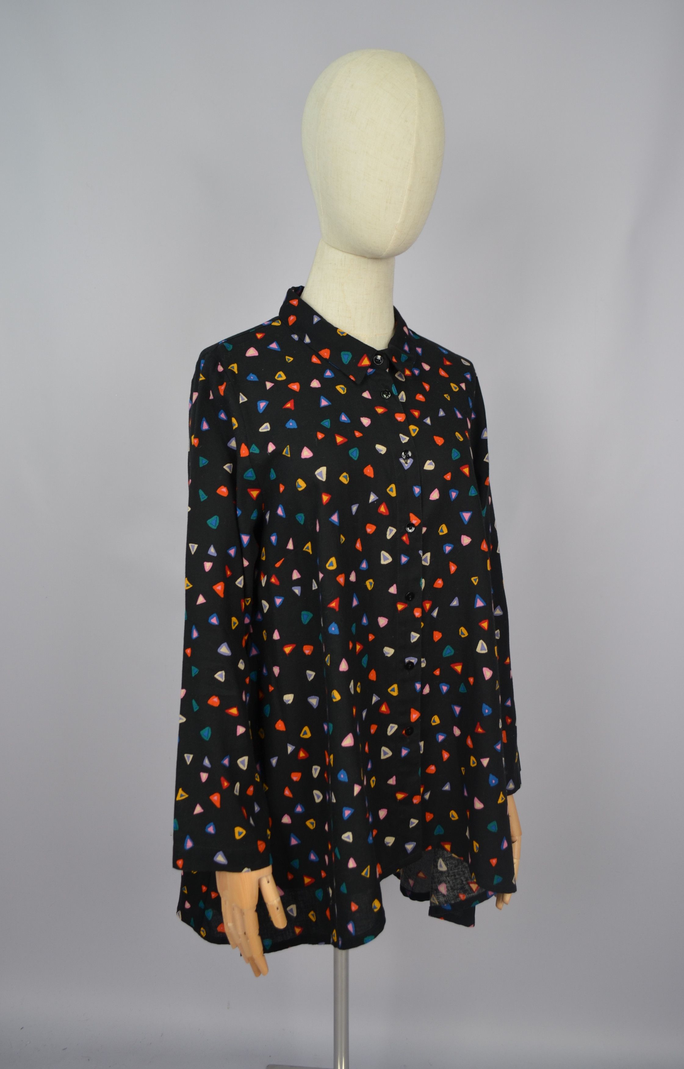 Designer × Sahara Club Sahara Abstract Print Tunic Shirt Size 1/XS Oversize Size XS / US 0-2 / IT 36-38 - 8 Thumbnail
