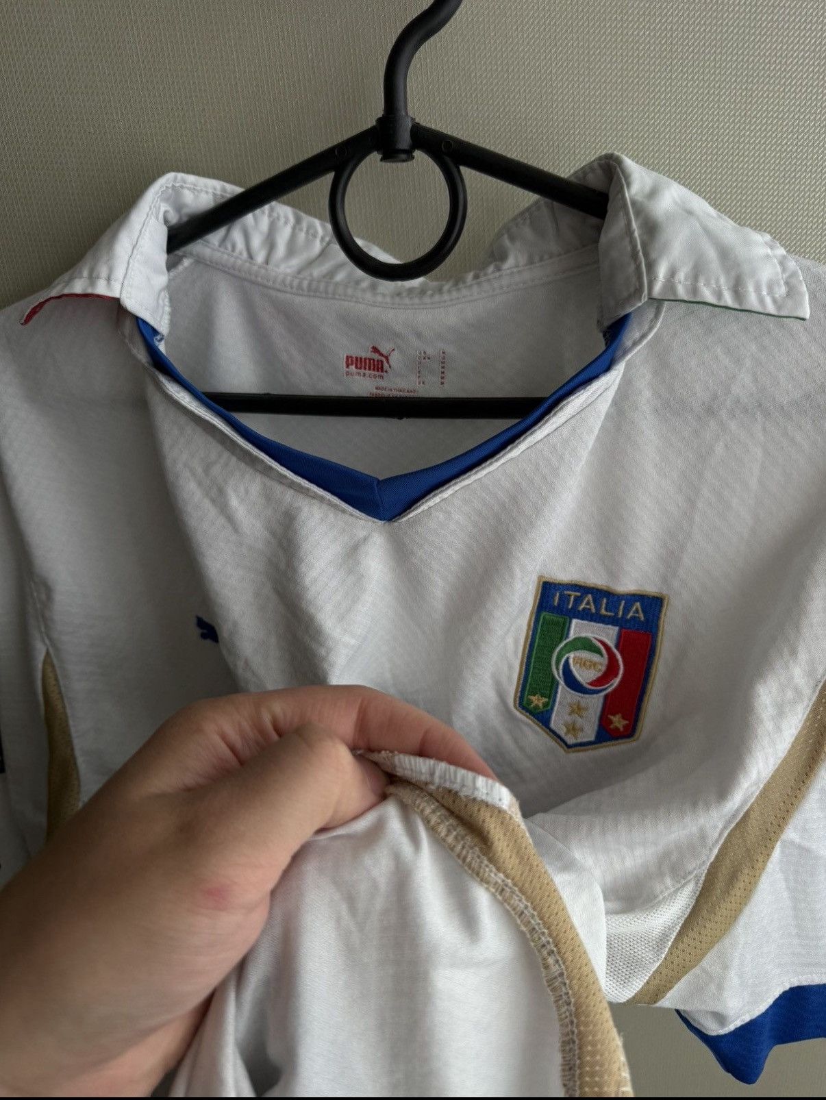 Puma Puma Italy Home Shirt 2010 Marco Materazzi 23 World Cup Size US M / EU 48-50 / 2 - 10 Thumbnail