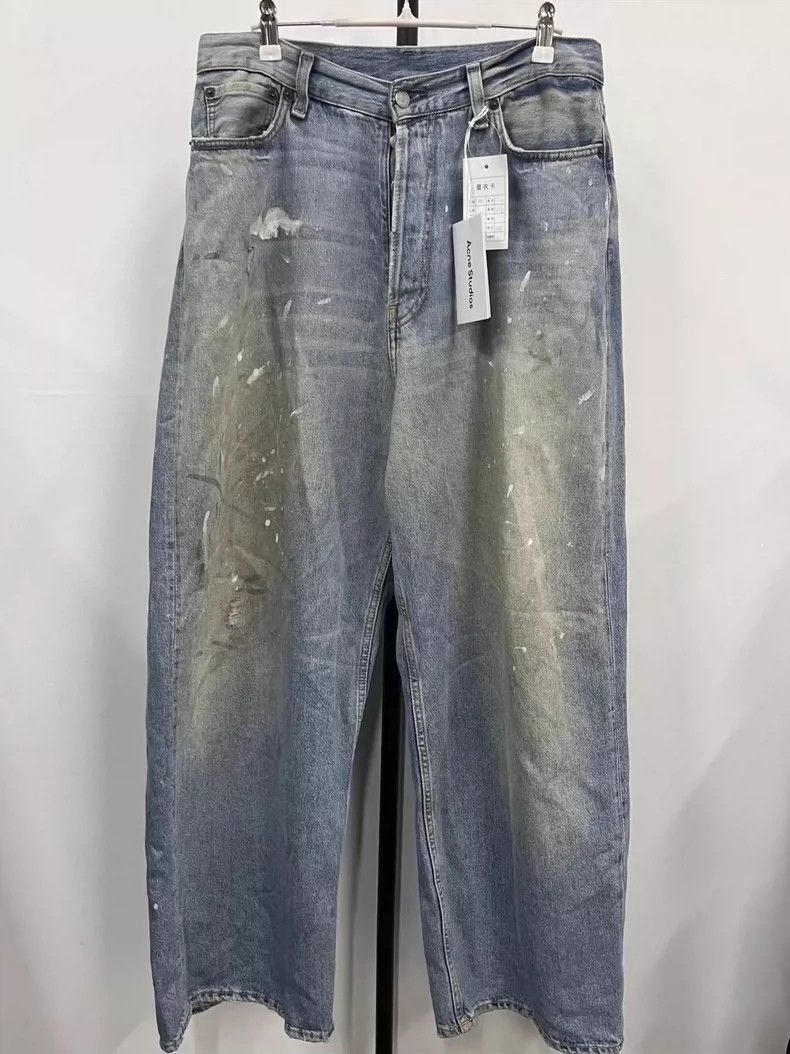 Acne Studios acne studios paint splash denim pants-dmc Size US 31 - 1 Thumbnail