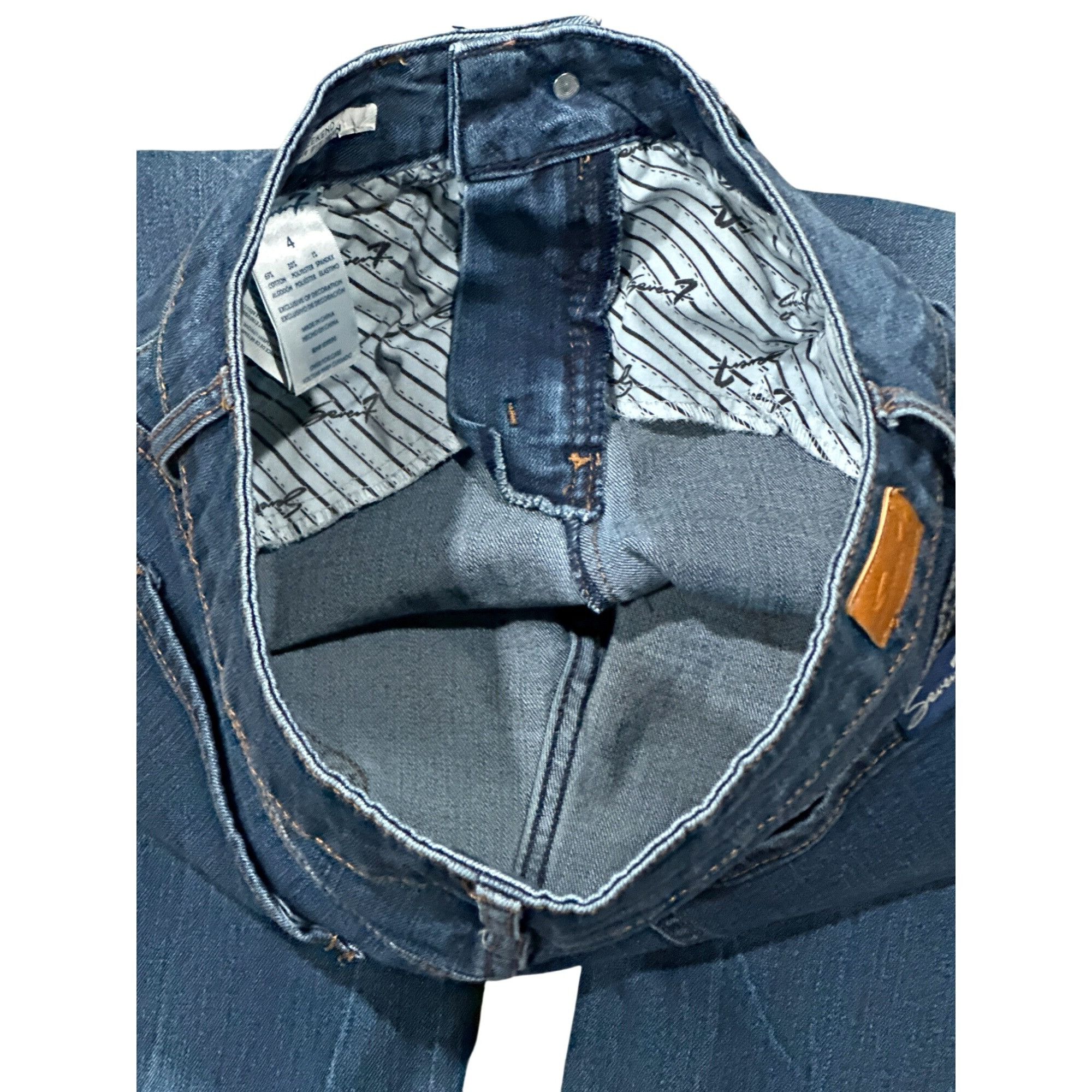 Seven 7 Seven7 Weekend Slim Fit Jean Flattering Straight Leg Super S Size 27" / US 4 / IT 40 - 13 Thumbnail