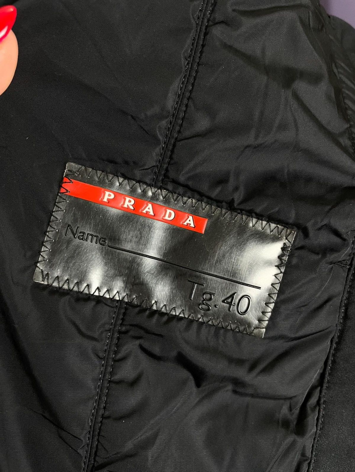 Prada Prada Gore-tex Jacket Red Tab Vintage Size S / US 4 / IT 40 - 14 Thumbnail