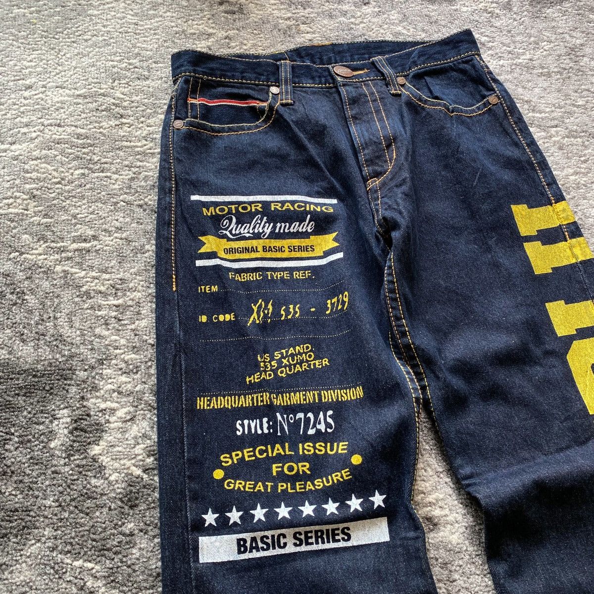 Japanese Brand Vintage CO&LU selvedge motocycle denim Size US 30 / EU 46 - 3 Thumbnail