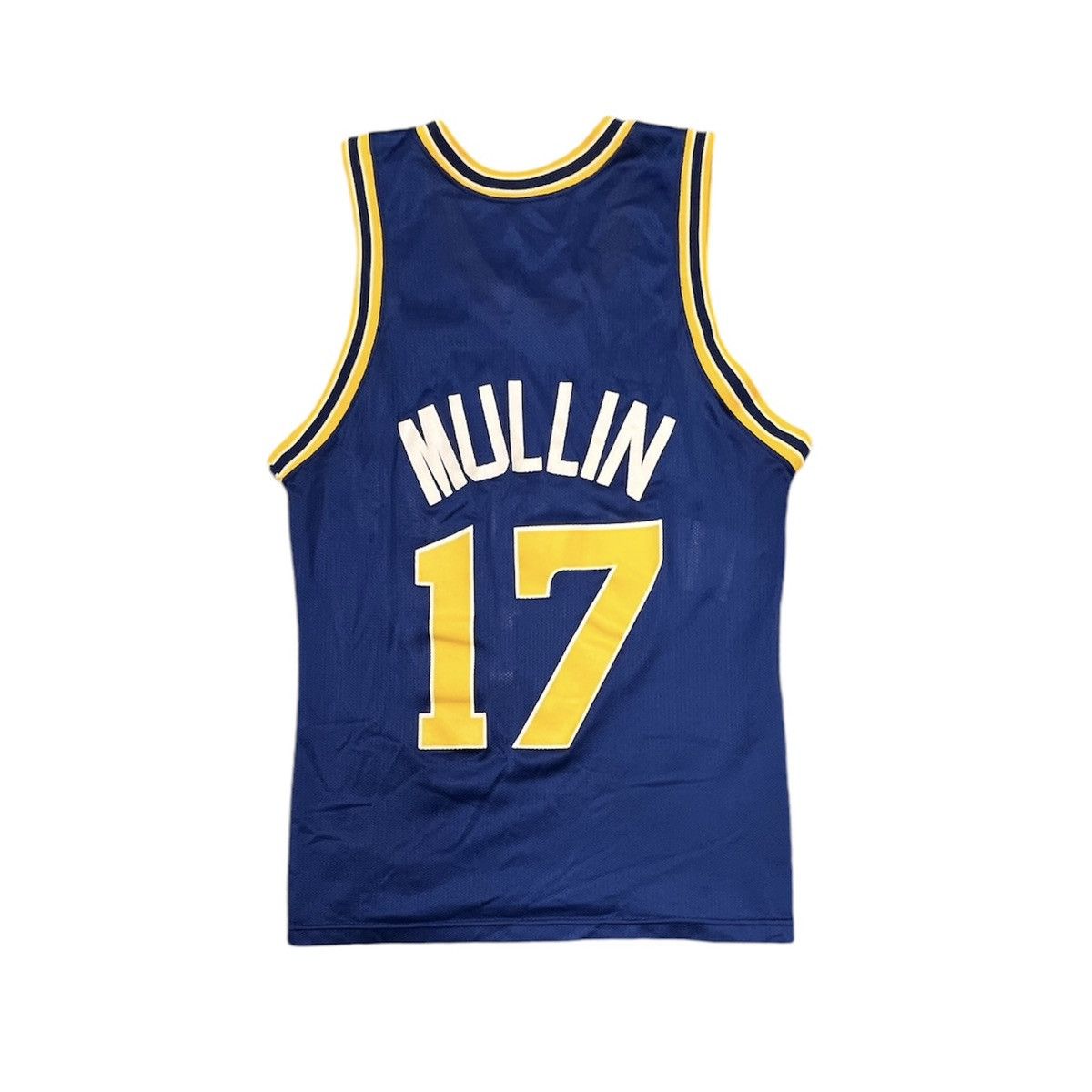 Champion × NBA × Vintage 90s Chris MULLIN Golden State WARRIORS Basketball Jersey Size US S / EU 44-46 / 1 - 1 Thumbnail