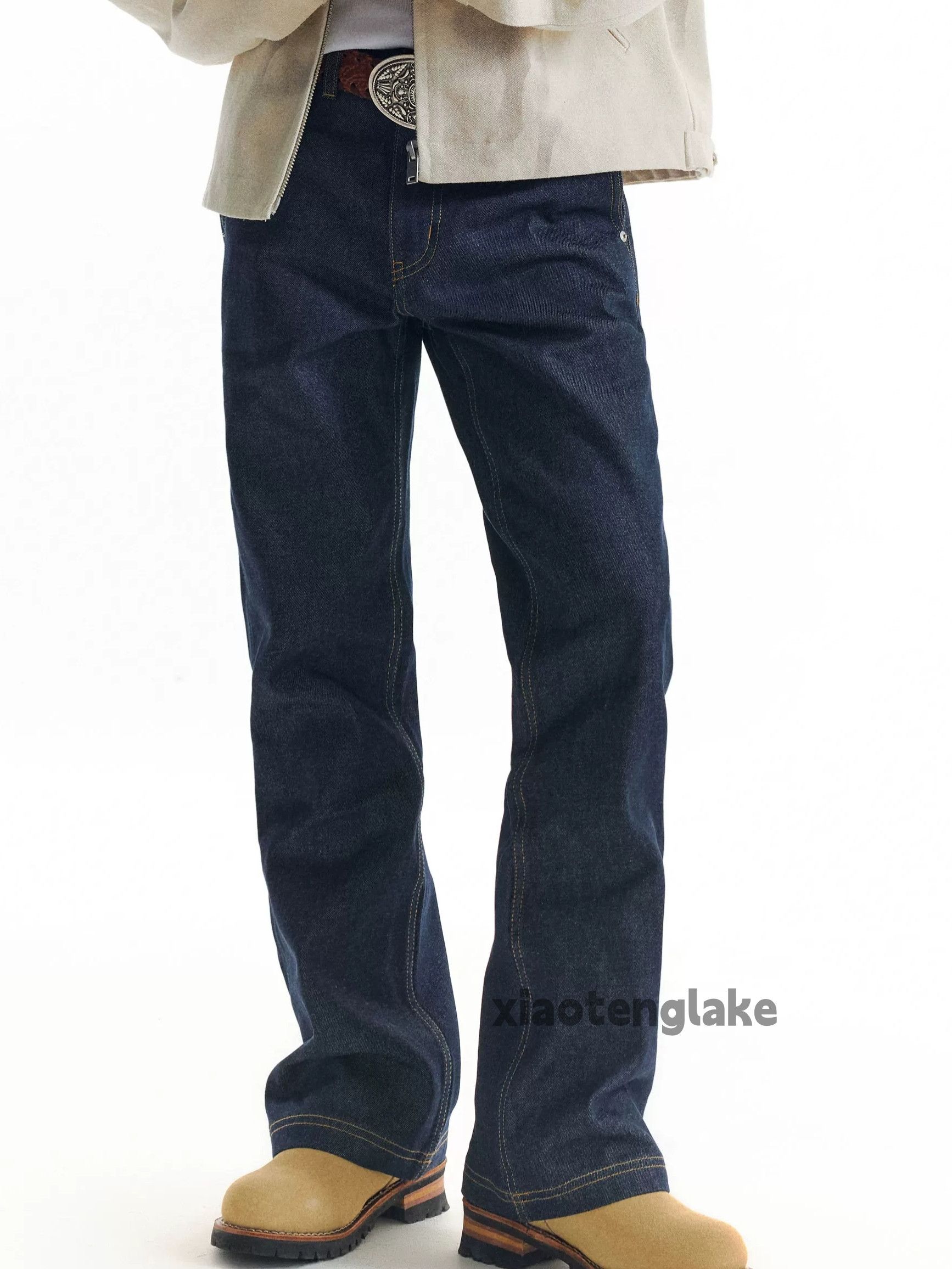 Designer × Jean × Vintage retro yuppie bootcut skate hiphop flared jeans Size US 30 / EU 46 - 2 Thumbnail