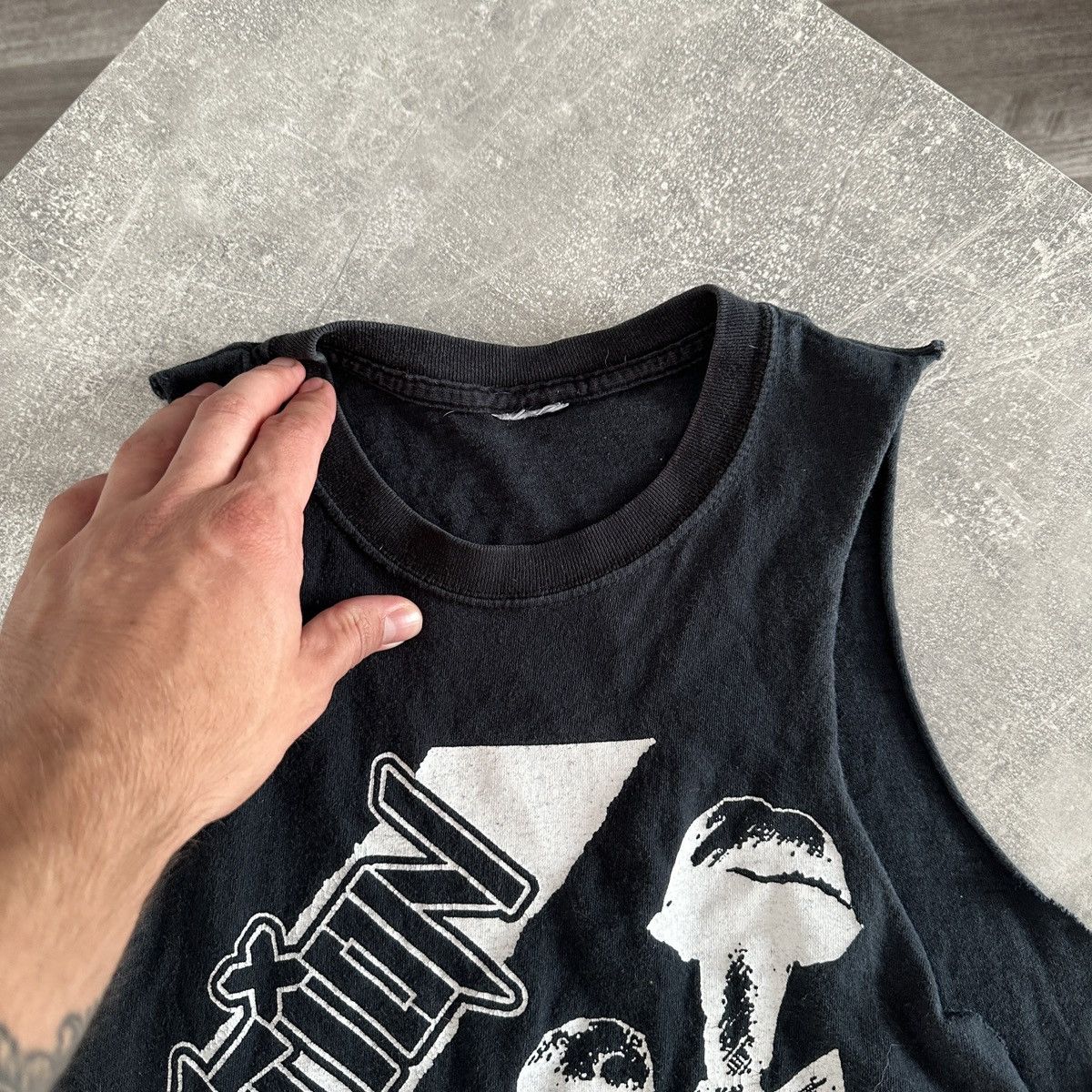 Band Tees Vintage 00s Action! Heavy metal band tank top tee y2k rare Size US S / EU 44-46 / 1 - 5 Thumbnail