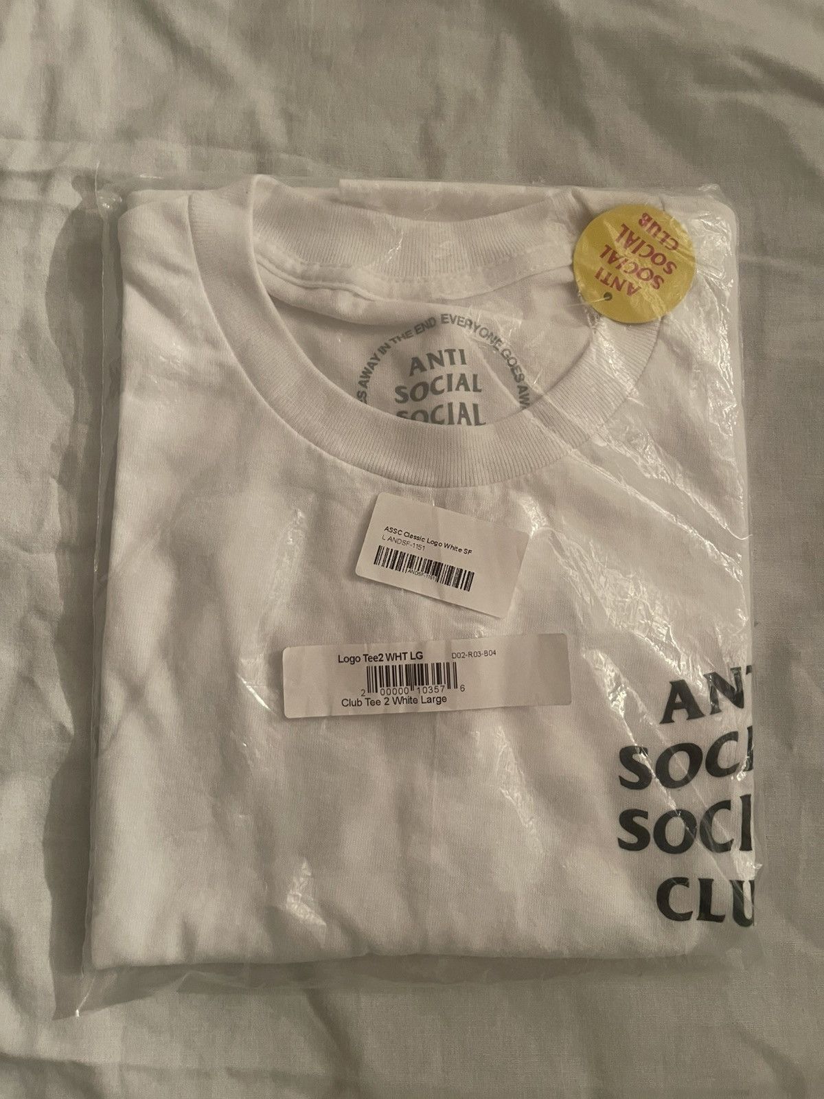 Anti Social Social Club Anti Social Social Club Logo Tee white Size US L / EU 52-54 / 3 - 1 Thumbnail