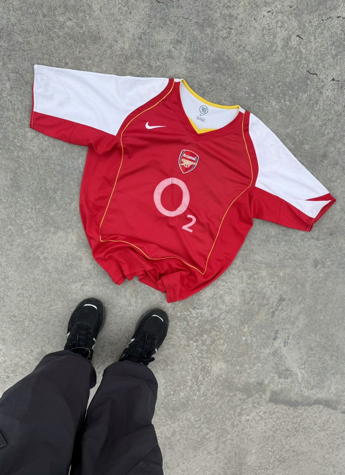 トップス NIKE O2  Arsenal Vintage Nike Arsenal o2 Football Track Top Training