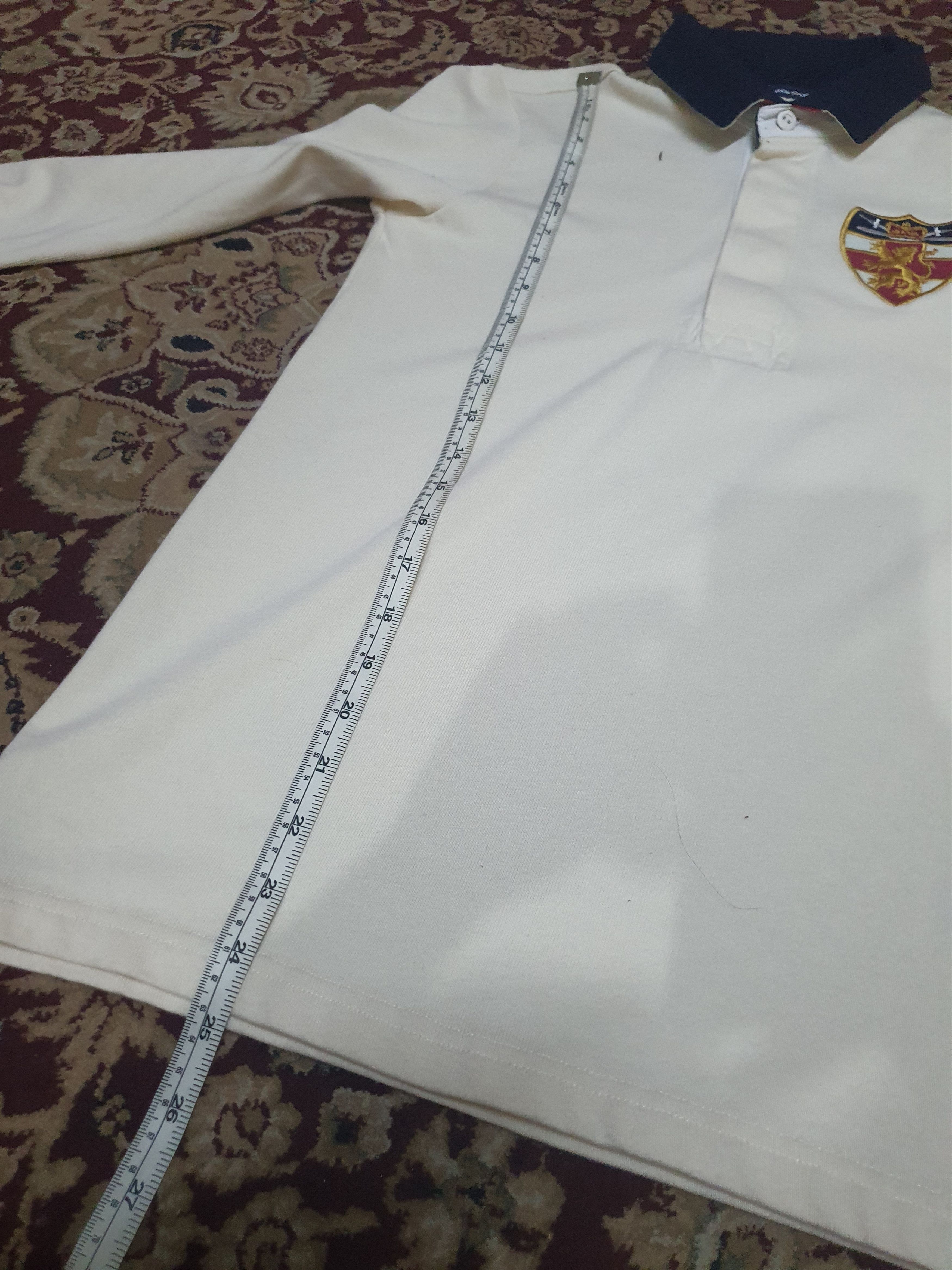 Polo Ralph Lauren 90s Polo Ralph Lauren Sport Long Sleeve Rugby Shirt Size US M / EU 48-50 / 2 - 15 Thumbnail