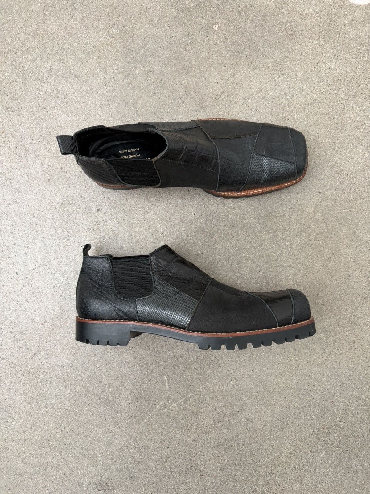 Comme des Garcons Homme Plus leather patchwork low boot Size US 9 / EU 42 - 5 Thumbnail