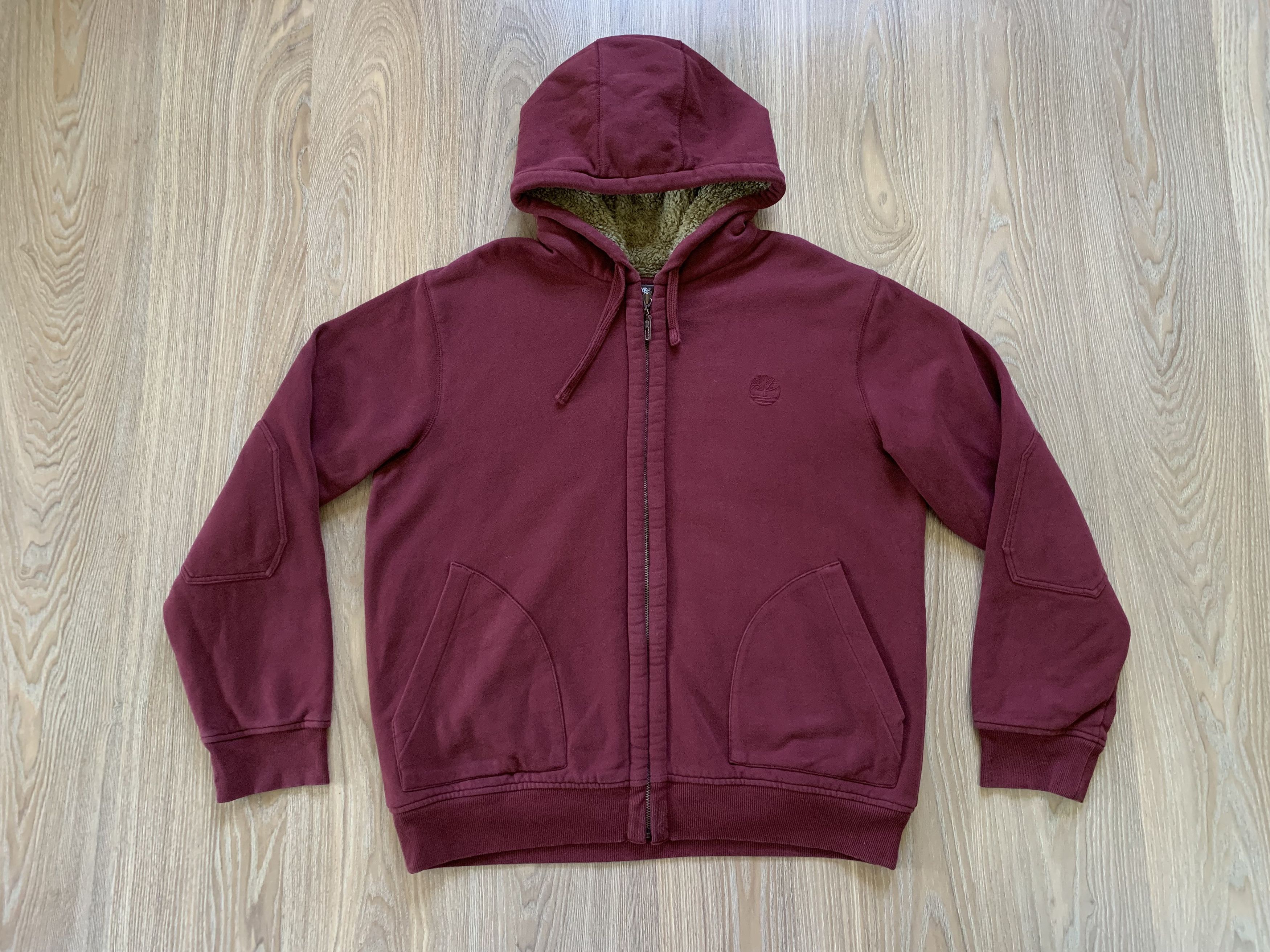 Timberland × Vintage Vintage Timberland Sherpa Fleece Heavyweight Hoodie Size US XXL / EU 58 / 5 - 2 Thumbnail