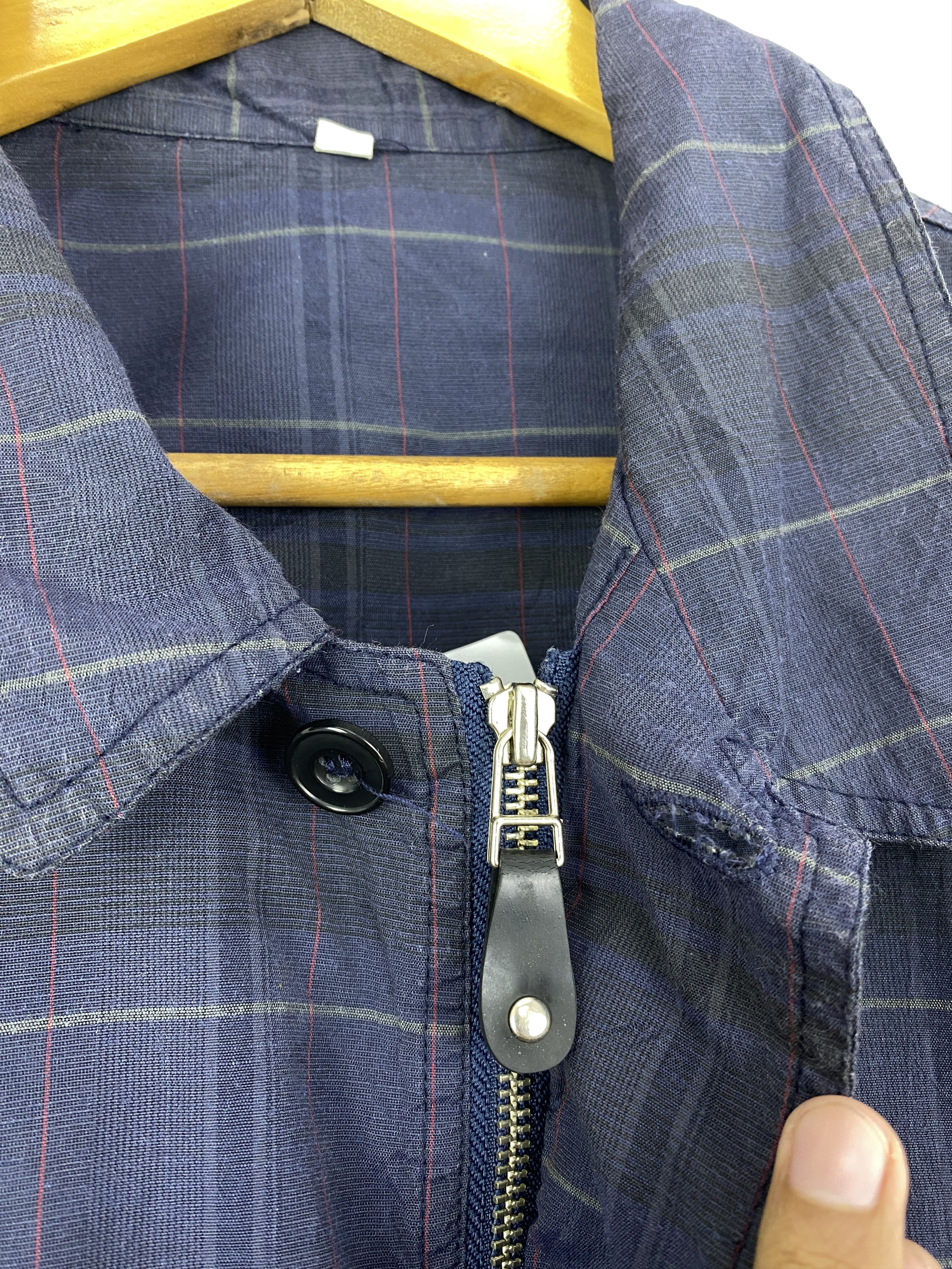 Japanese Brand Vintage Japanese Brand Plaid Workwear Chore Coat JA0206 Size US L / EU 52-54 / 3 - 9 Thumbnail