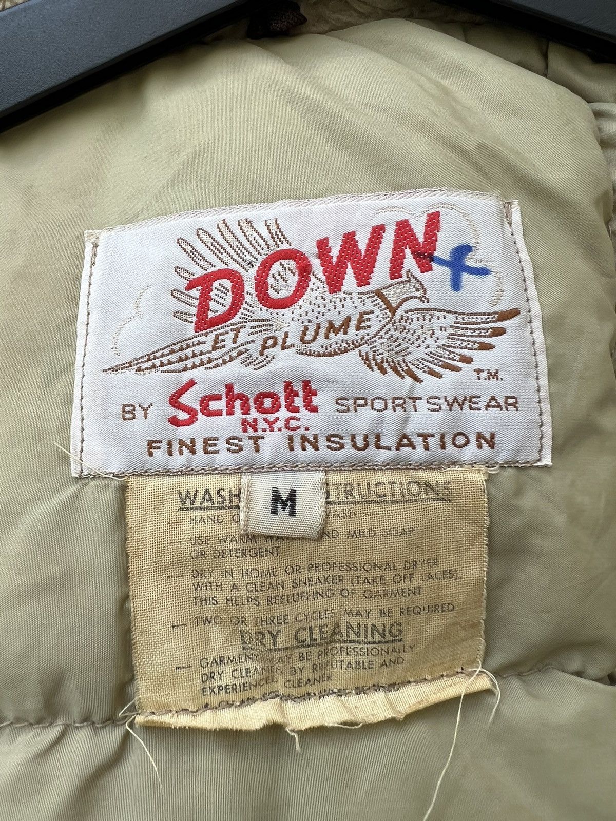Schott VTG 80s Schott N.y.c. Sportswear Goose Down Puffer Jacket Size US M / EU 48-50 / 2 - 24 Thumbnail