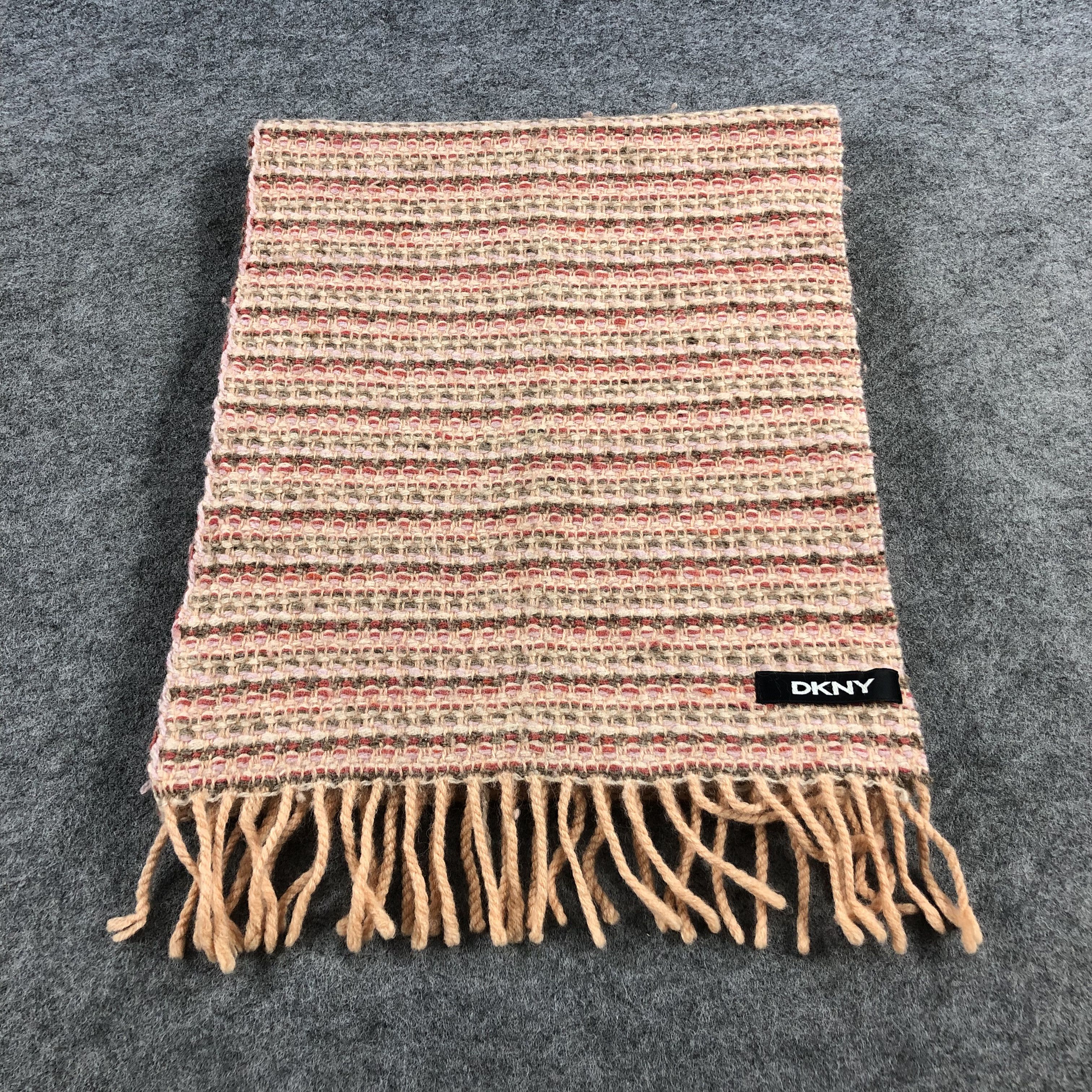 DKNY DKNY Wool Scarf Muffler V877 Size ONE SIZE - 3 Thumbnail