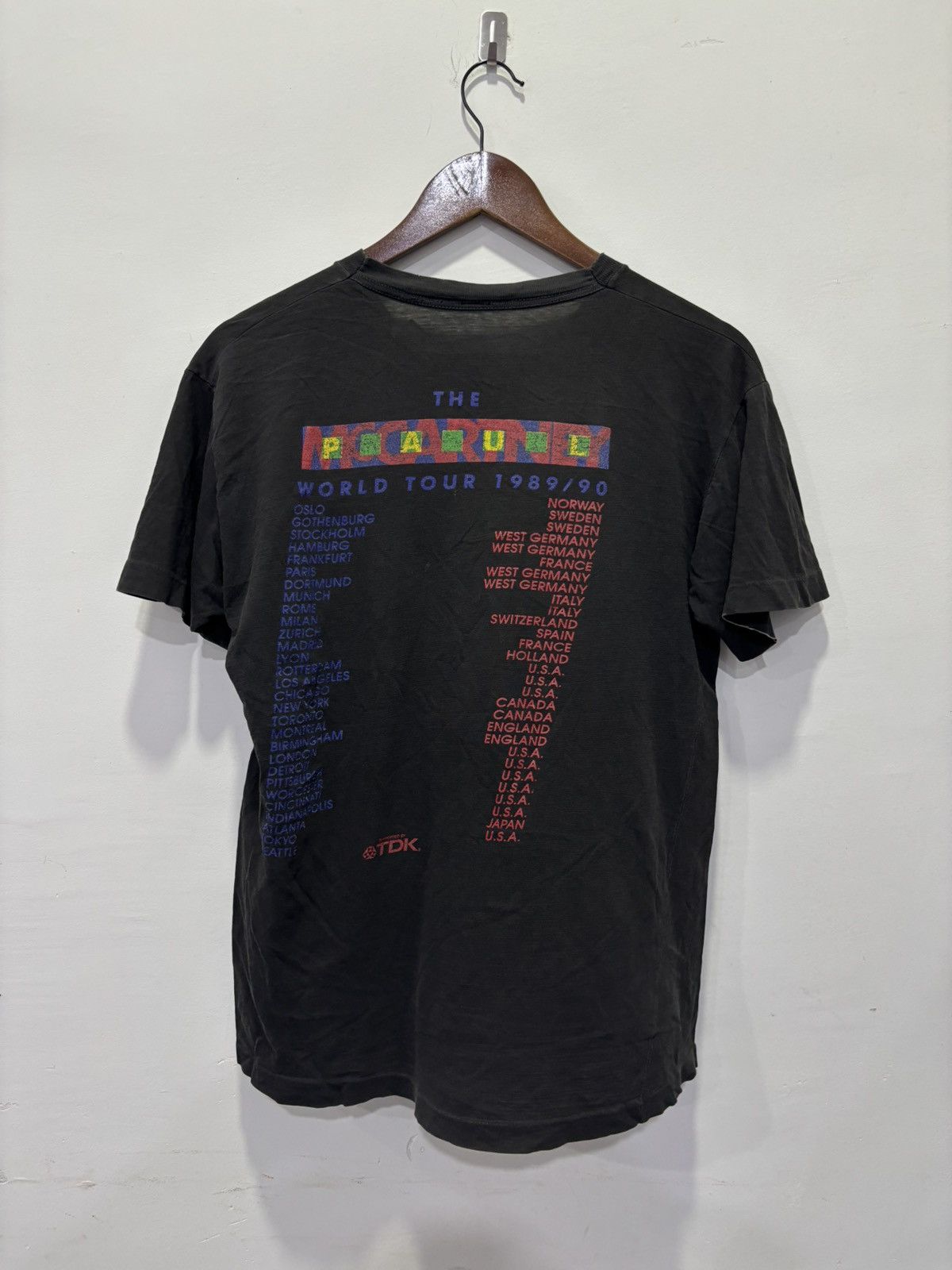 Band Tees × Vintage Vintage Paul Mc Cartney Tshirt Size US M / EU 48-50 / 2 - 2 Thumbnail