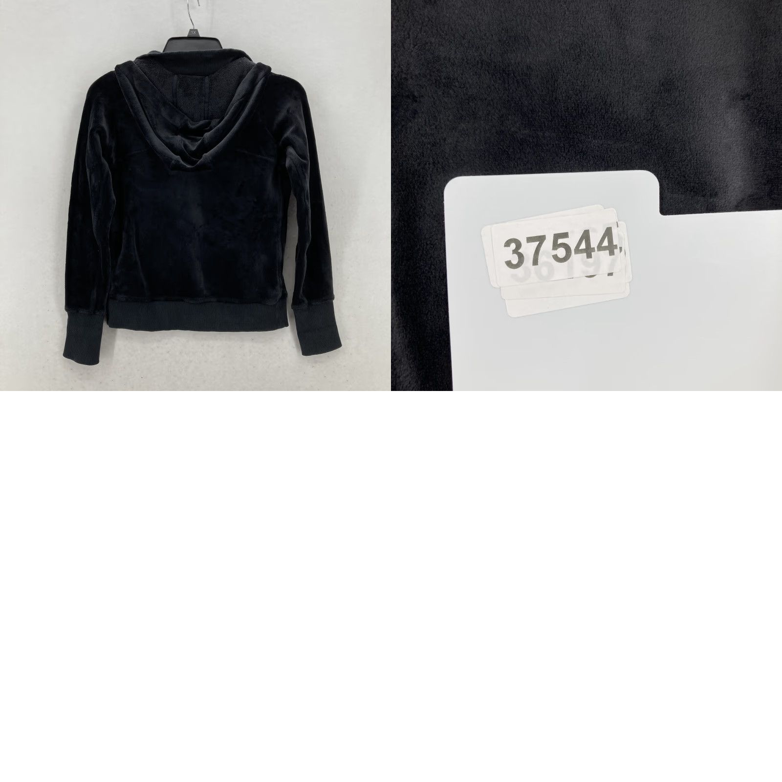 Athleta Athleta Hoodie Womens XS Black Plush Fleece Full Zip Jacket Size XS / US 0-2 / IT 36-38 - 9 Thumbnail