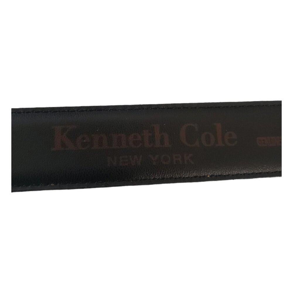 Designer Kenneth Cole Vintage Black & silver Tone Ladies Belt Size ONE SIZE - 7 Thumbnail