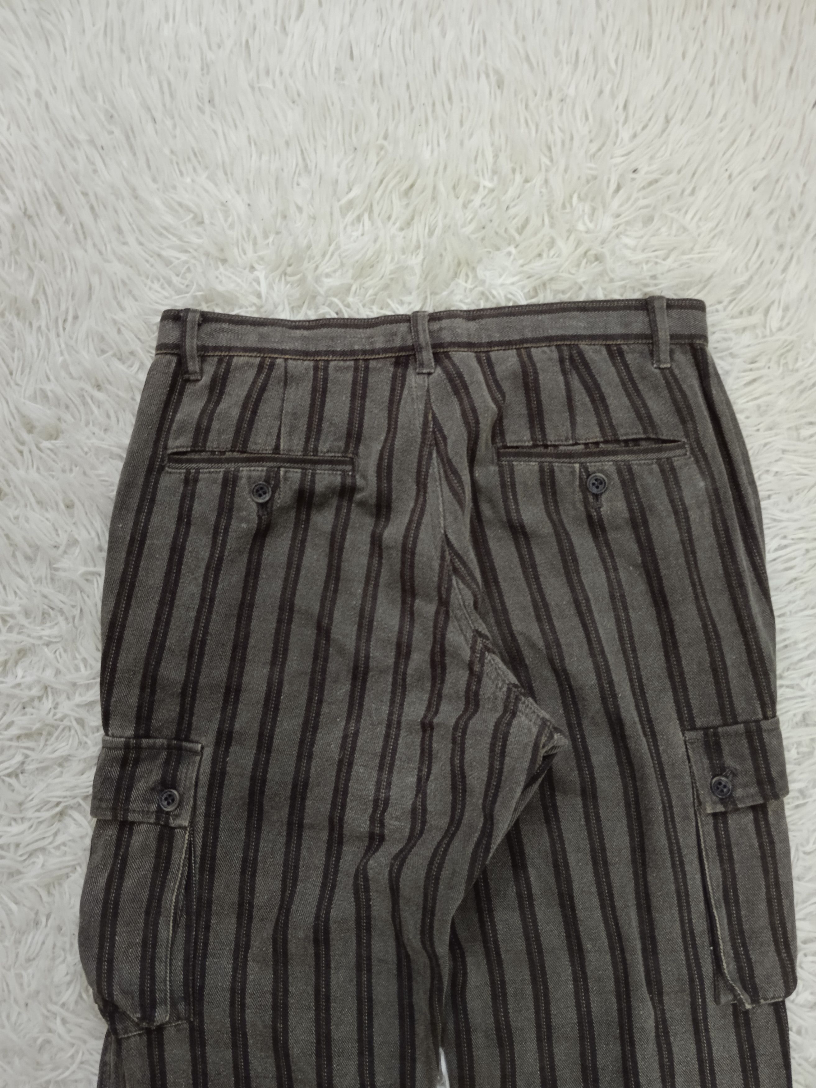 Comme Ca Ism DiSTRESSED STRIPE CARGO PANTS COMME CA ISM Size US 31 - 4 Thumbnail
