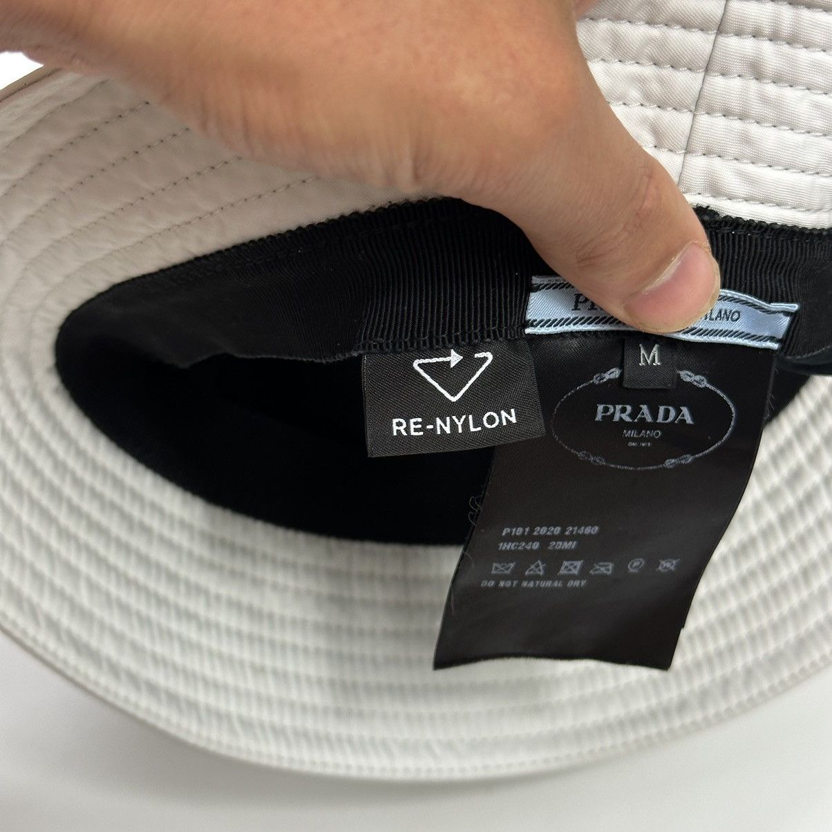 Prada Prada Milano 2020 Nylon Bucket Hat - S/M Size ONE SIZE - 11 Thumbnail