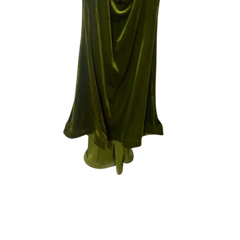 Other Faeriesty Green Long Formal Gown Dress Velvet Sleeveless 1X Size XL / US 12-14 / IT 48-50 - 12 Thumbnail