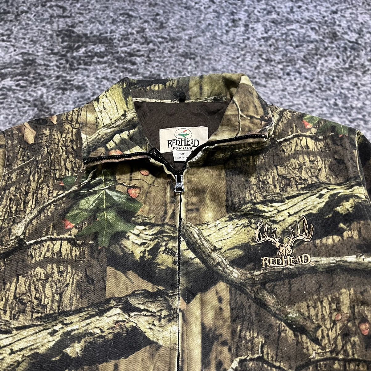 Mossy Oaks Vintage Y2K Redhead Mossy Oak Camo Bomber Jacket Small Size US S / EU 44-46 / 1 - 4 Thumbnail