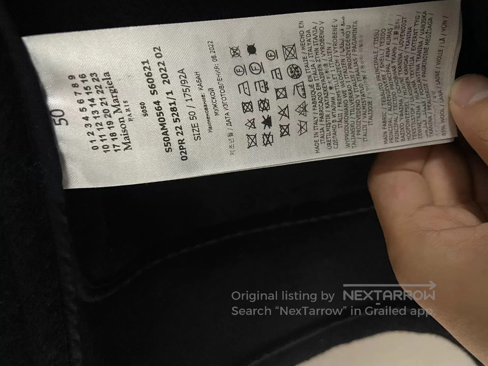 Maison Margiela Maison Margiela Wool Leather Coat Size 50. Size US M / EU 48-50 / 2 - 6 Thumbnail