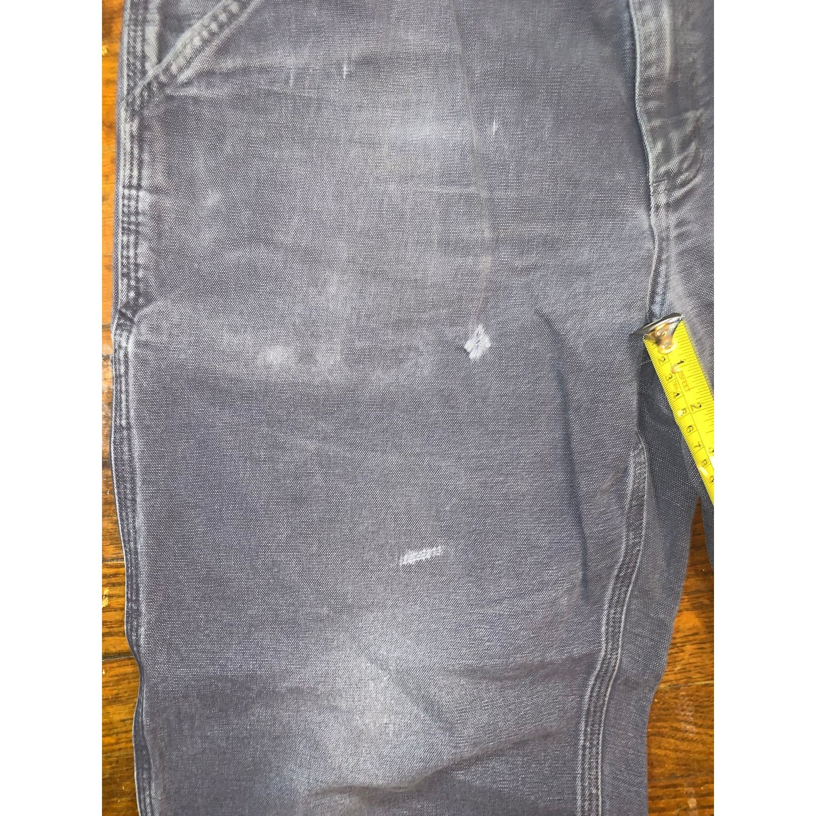 Carhartt Carhartt B11 Work Pants 36x32 Dark Grey Washed Duck Mexico Size US 36 / EU 52 - 2 Thumbnail