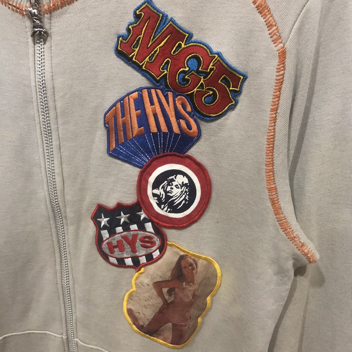 Hysteric Glamour × Japanese Brand MG5 Hyteric Glamour Zipper Sweater Size US S / EU 44-46 / 1 - 2 Thumbnail