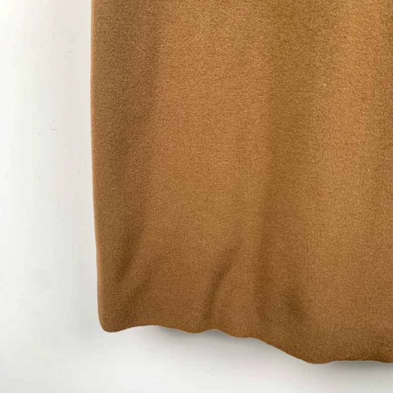 Max Mara Max Mara 101801 Brown Sheep Wool Lapel Double-breasted Fli Size XXS / US 00 / IT 34 - 5 Thumbnail