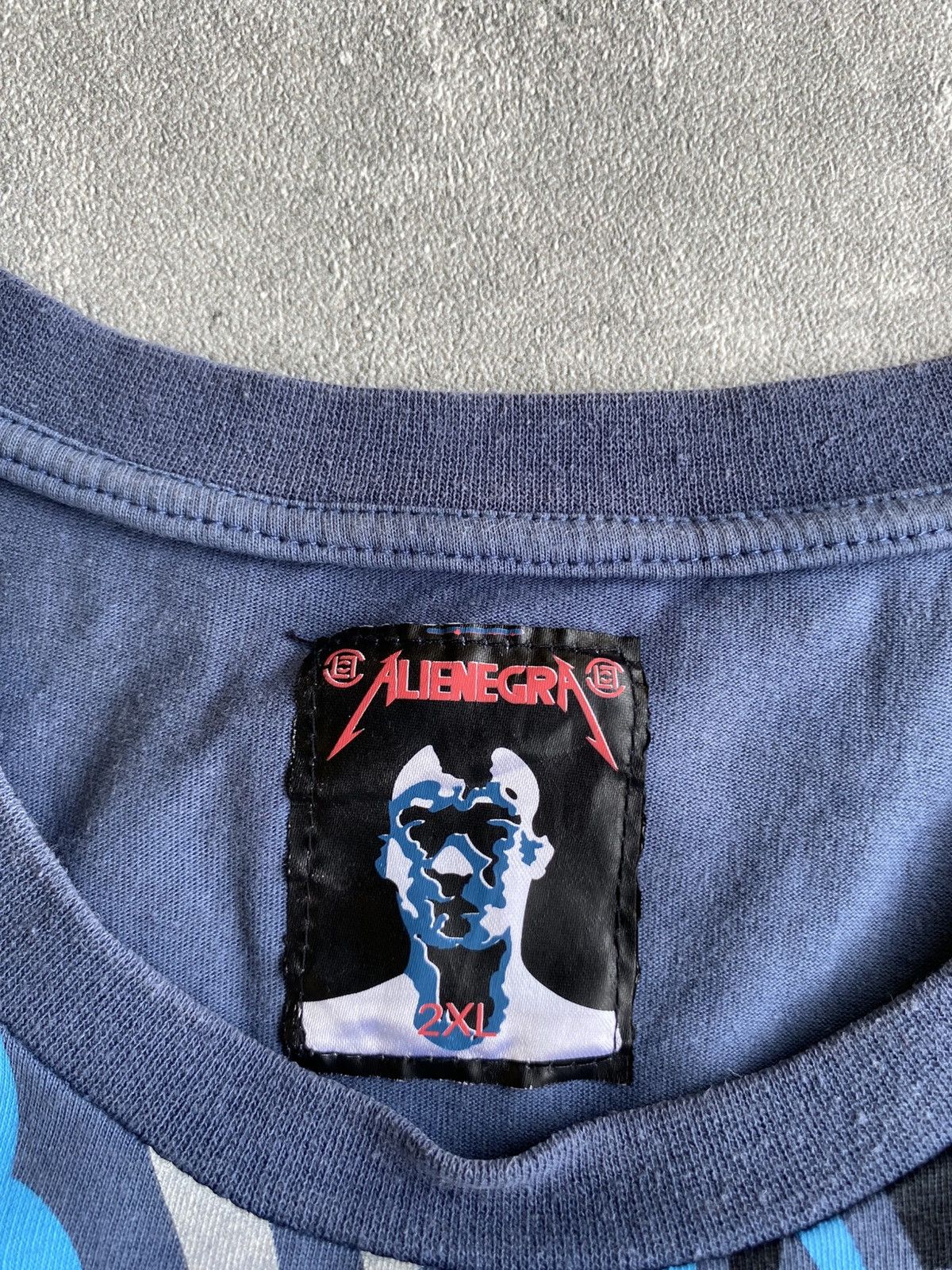 CLOT Clot Alienegra Blue Shirt Size US XXL / EU 58 / 5 - 5 Thumbnail