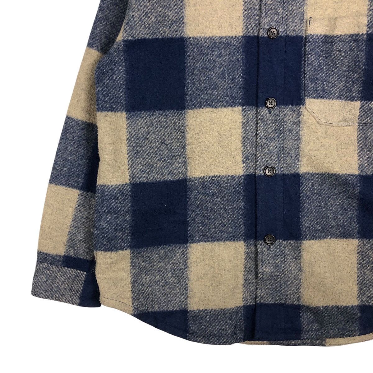 Flannel Vintage Chore Wool Jacket Uniqlo Issey Miyake Tartan Design Size US L / EU 52-54 / 3 - 5 Thumbnail