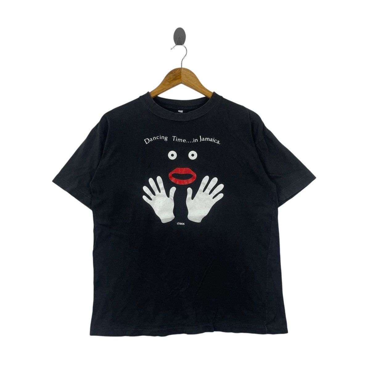 Japanese Brand × Vintage Vintage Chaos Dancing Time in Jamaica Pingu Tshirt Size US L / EU 52-54 / 3 - 1 Thumbnail