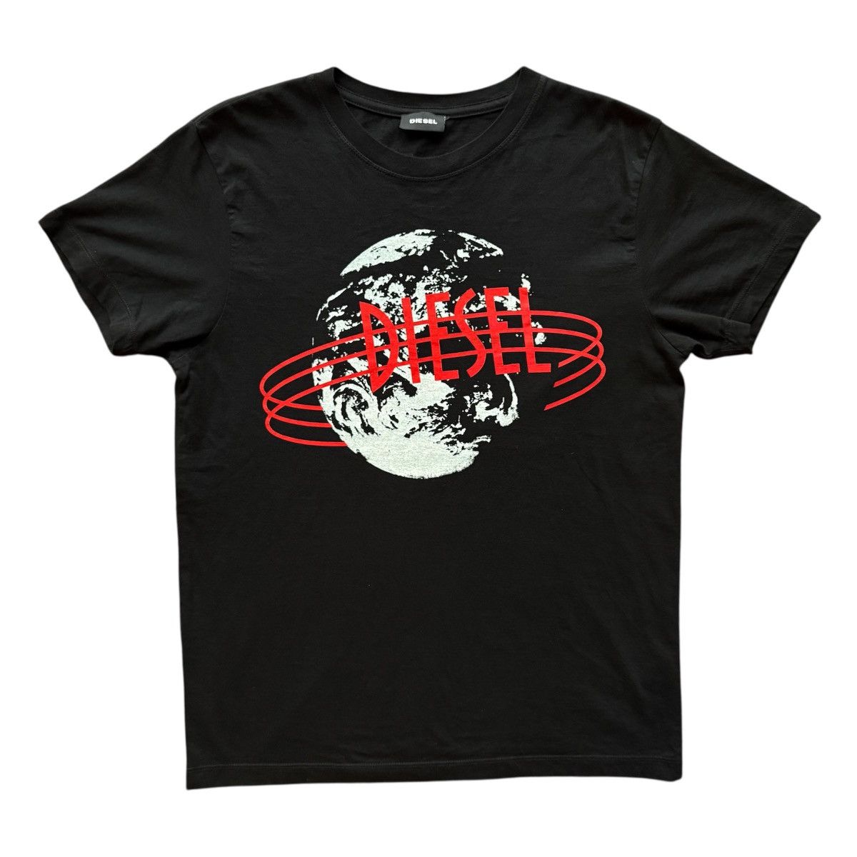 Diesel Diesel Planet Graphic Black T Shirt Size US S / EU 44-46 / 1 - 1 Thumbnail
