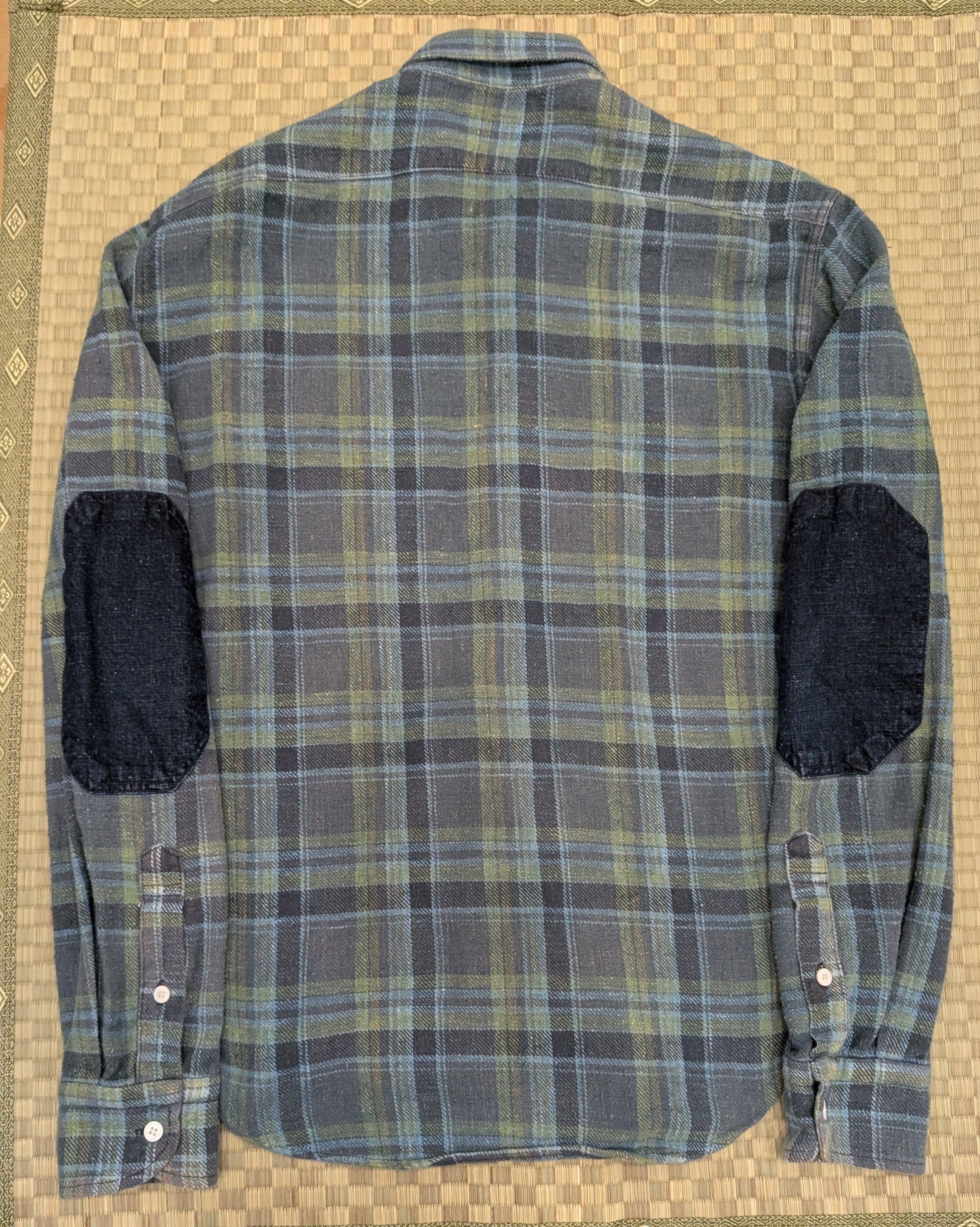 Simon Miller Simon Miller Cotton Plaid Flannel Shirt Denim Elbow Patch Size US S / EU 44-46 / 1 - 2 Thumbnail
