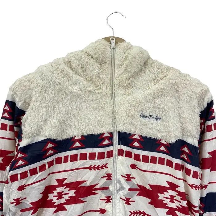 Ocean Pacific Vtg 90’ OCEAN PACIFIC OP Surfing Aztec Fleece Jacket Size US L / EU 52-54 / 3 - 2 Thumbnail