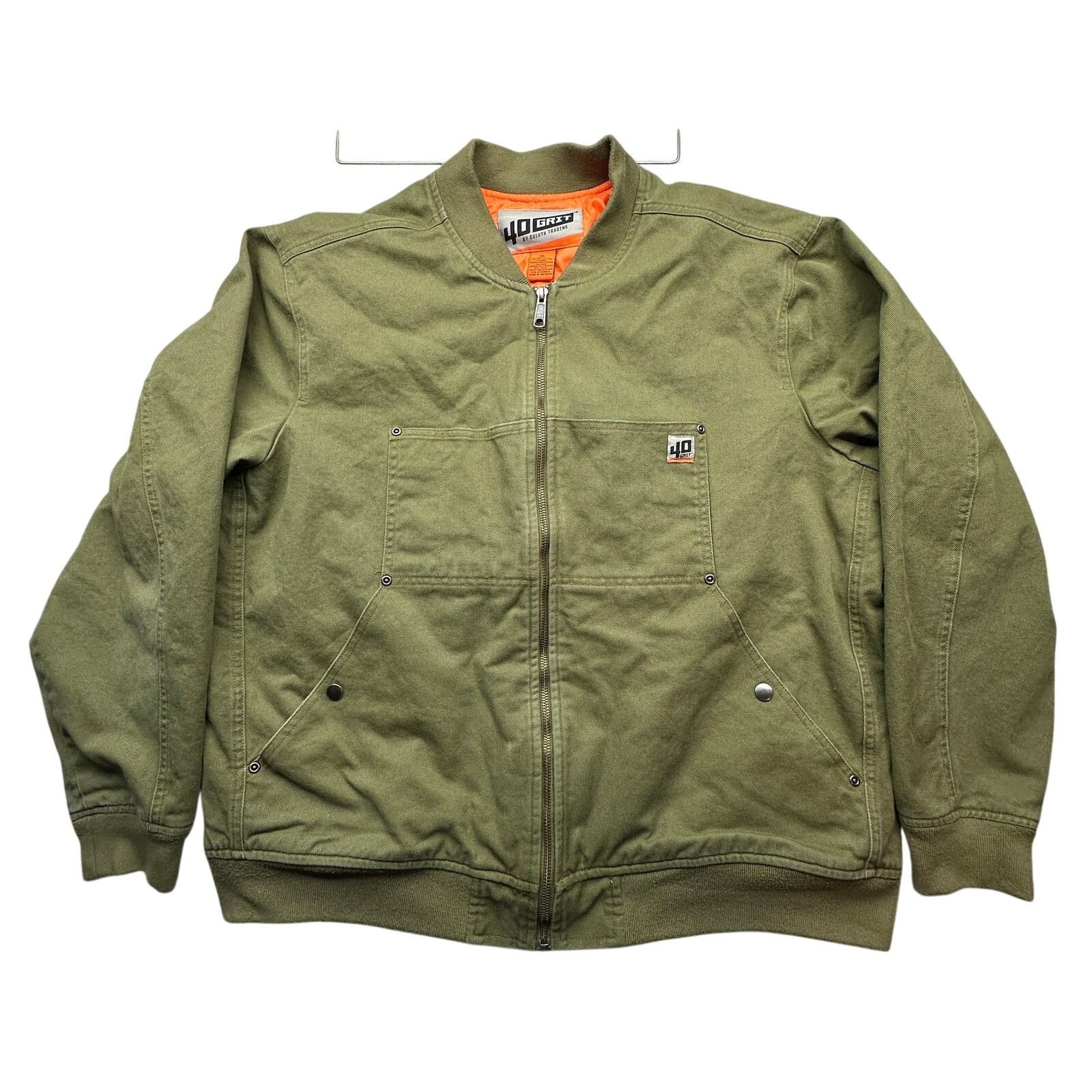 Duluth Trading Company Duluth Trading 40 Grit Insulated Bomber Jacket Mens XL Size US XL / EU 56 / 4 - 1 Thumbnail