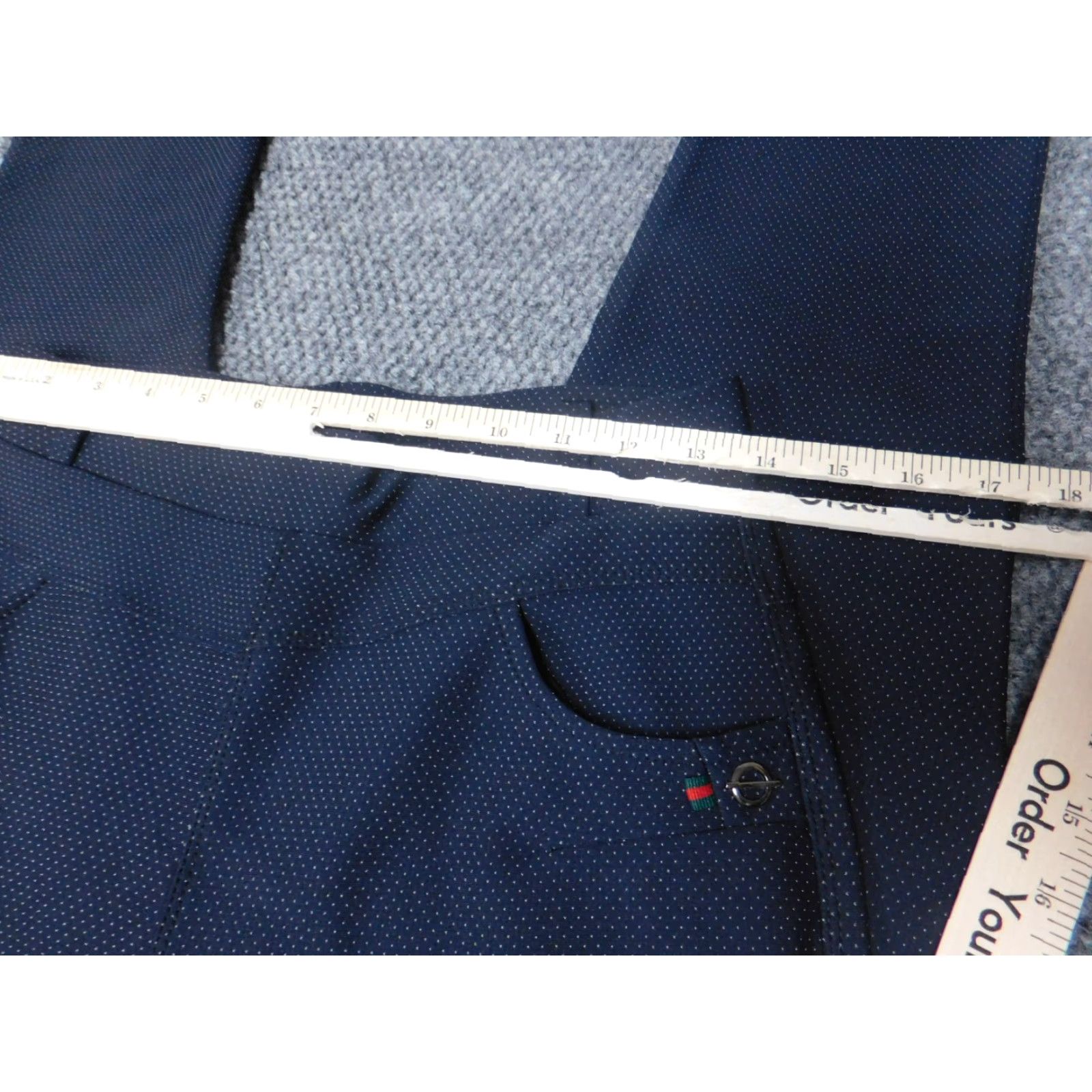 Old Navy Old Navy Women Pants 27 Blue Straight Stretch Chino Knit Zip Zipper Regular Inseam 27 in Cotton Lyocell Stretch Modern American Casual Vintage No Size 27" / US 4 / IT 40 - 3 Thumbnail