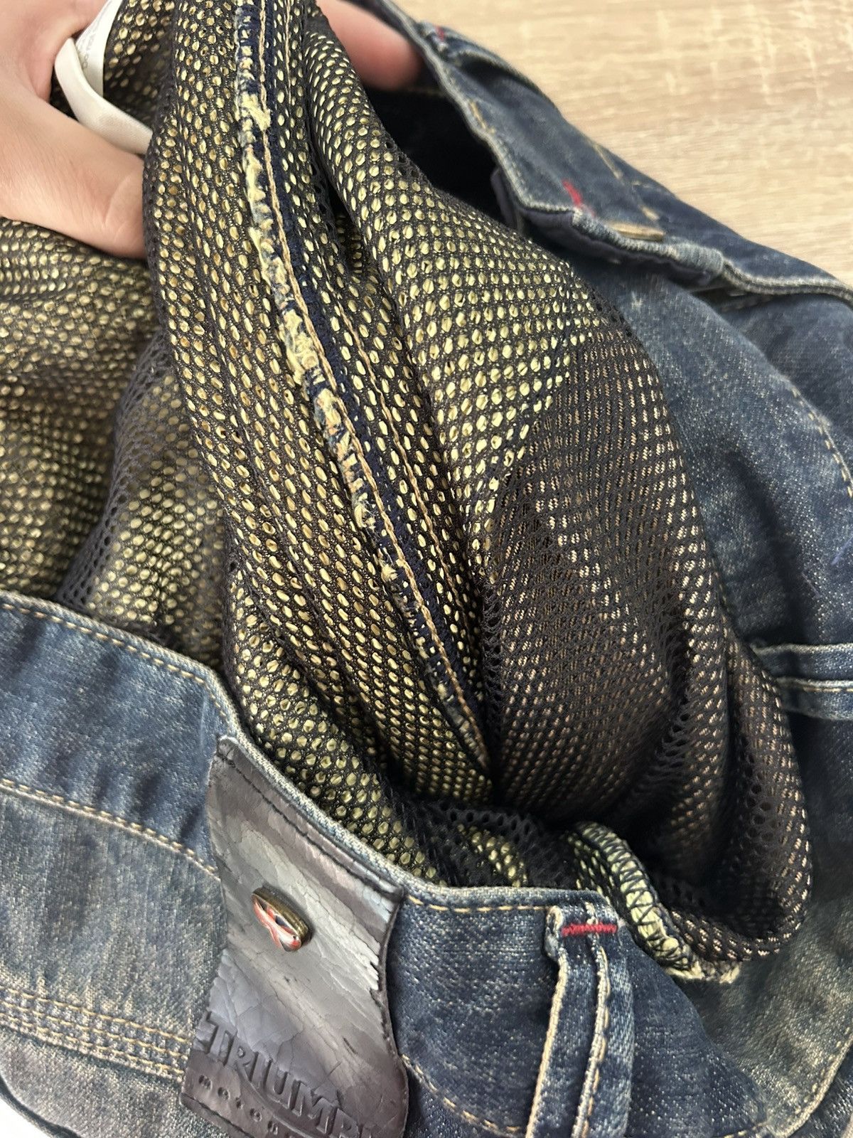 Vintage Triumph Motorcycles Jeans For Riding Size US 36 / EU 52 - 8 Thumbnail