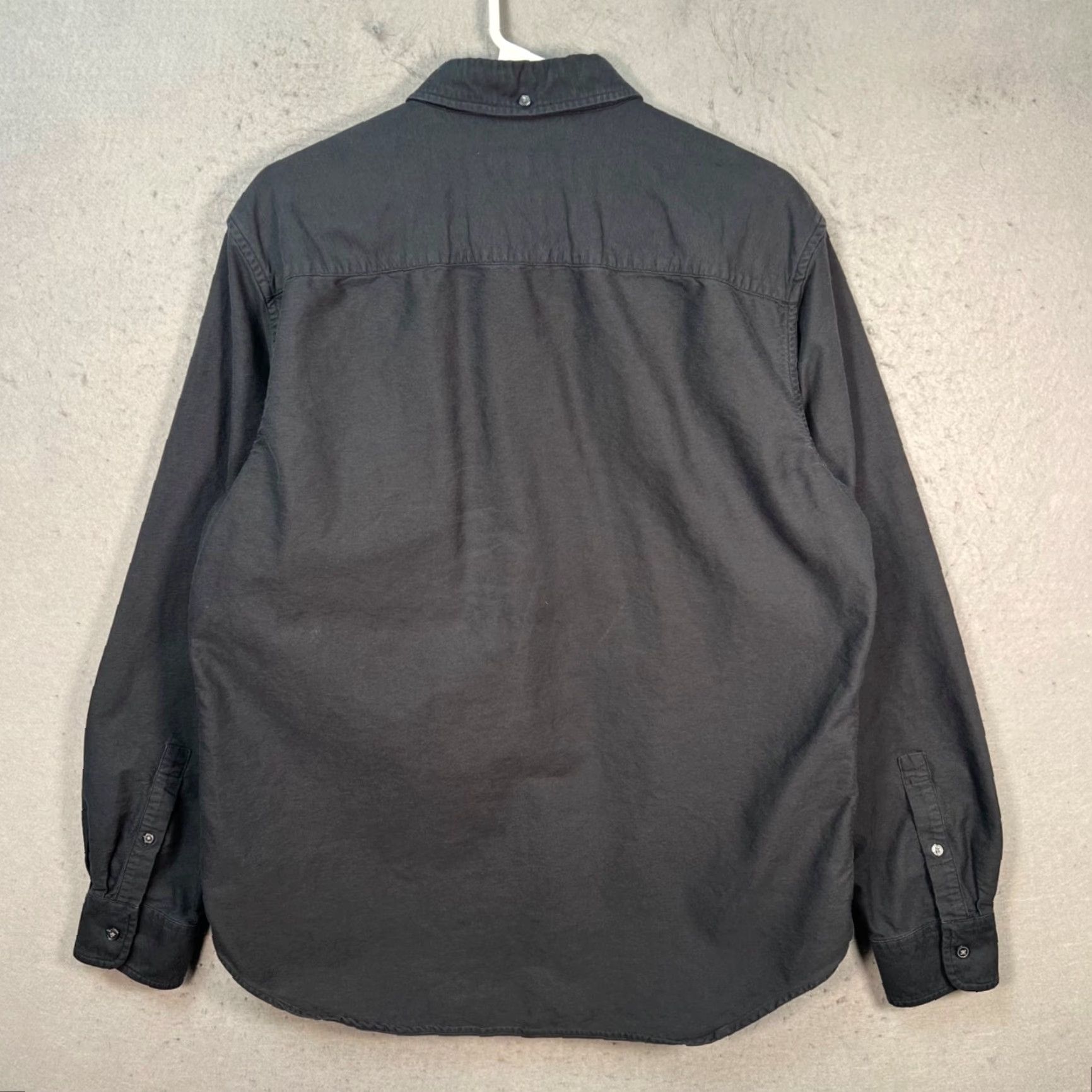 Club Monaco Club Monaco Men Large Slim Fit Black Button-Down Shirt 100% Cotton Button-Up Long Sleeve U Size US L / EU 52-54 / 3 - 2 Thumbnail